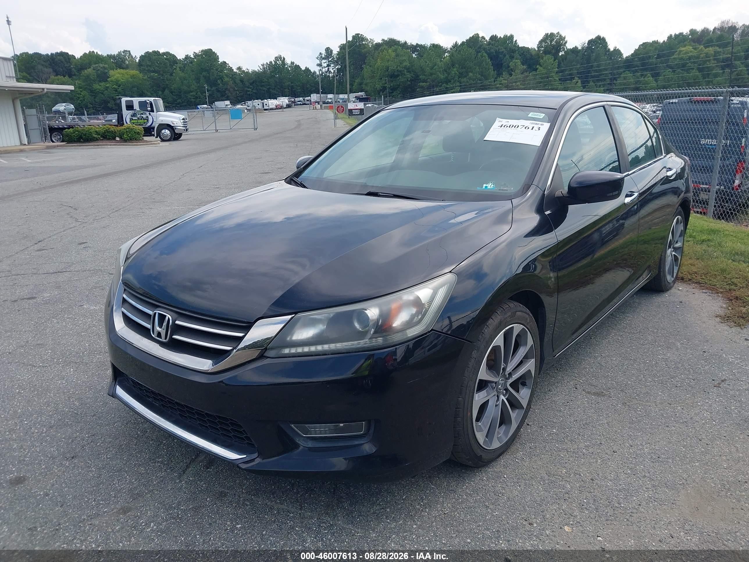 2013 Honda Accord Sport Black vin: 1HGCR2F57DA084627