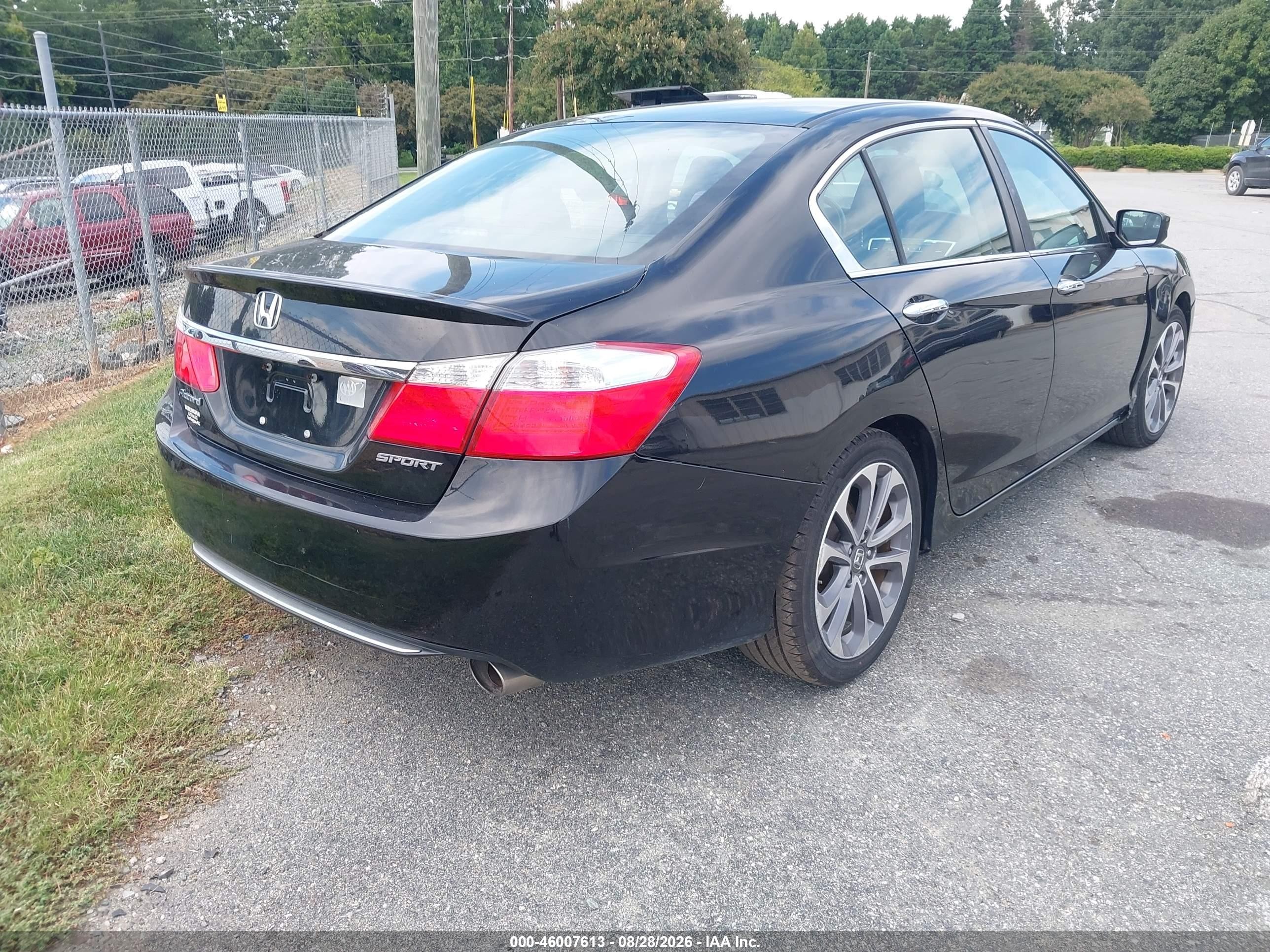 2013 Honda Accord Sport Black vin: 1HGCR2F57DA084627