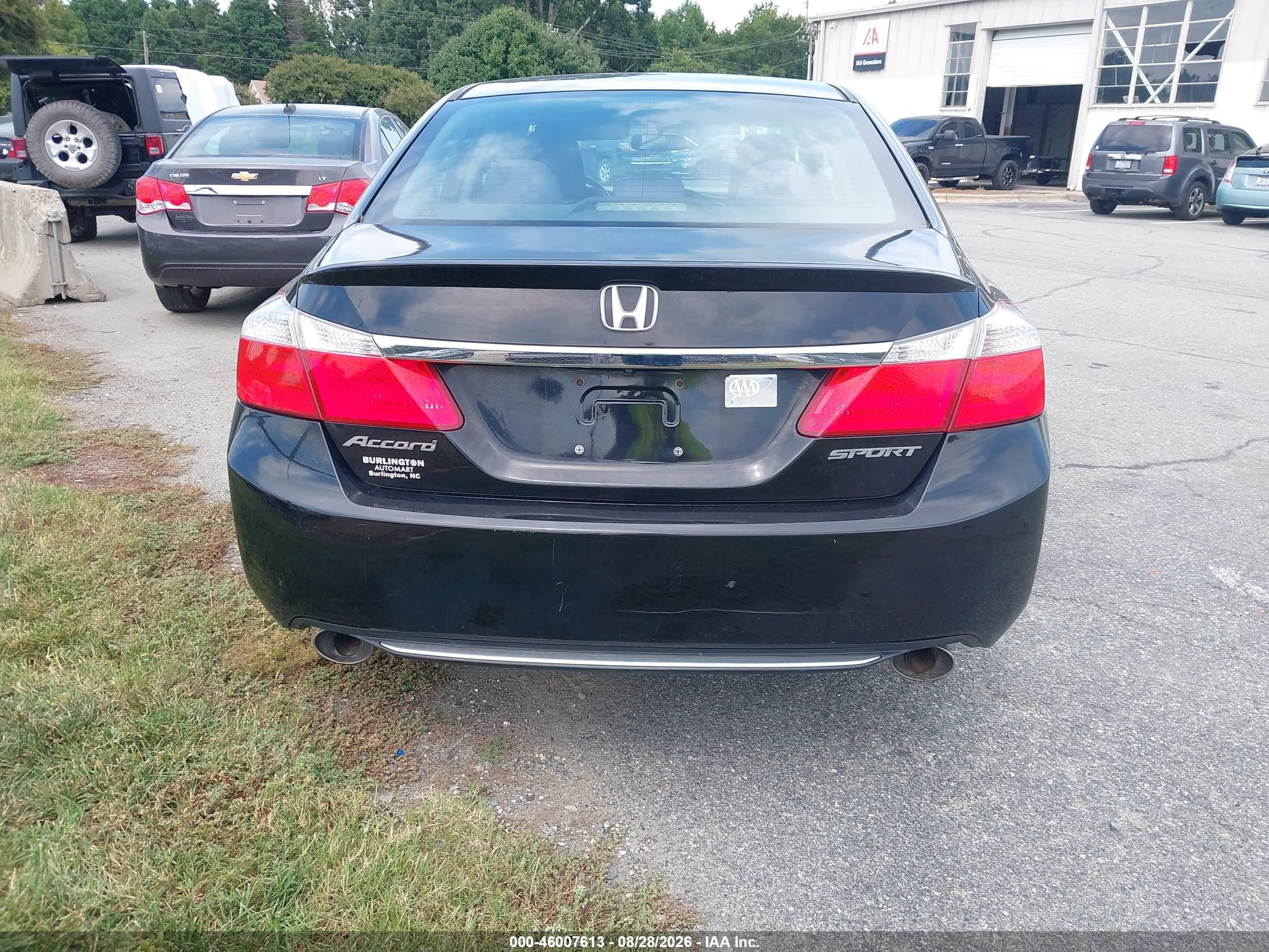 2013 Honda Accord Sport Black vin: 1HGCR2F57DA084627