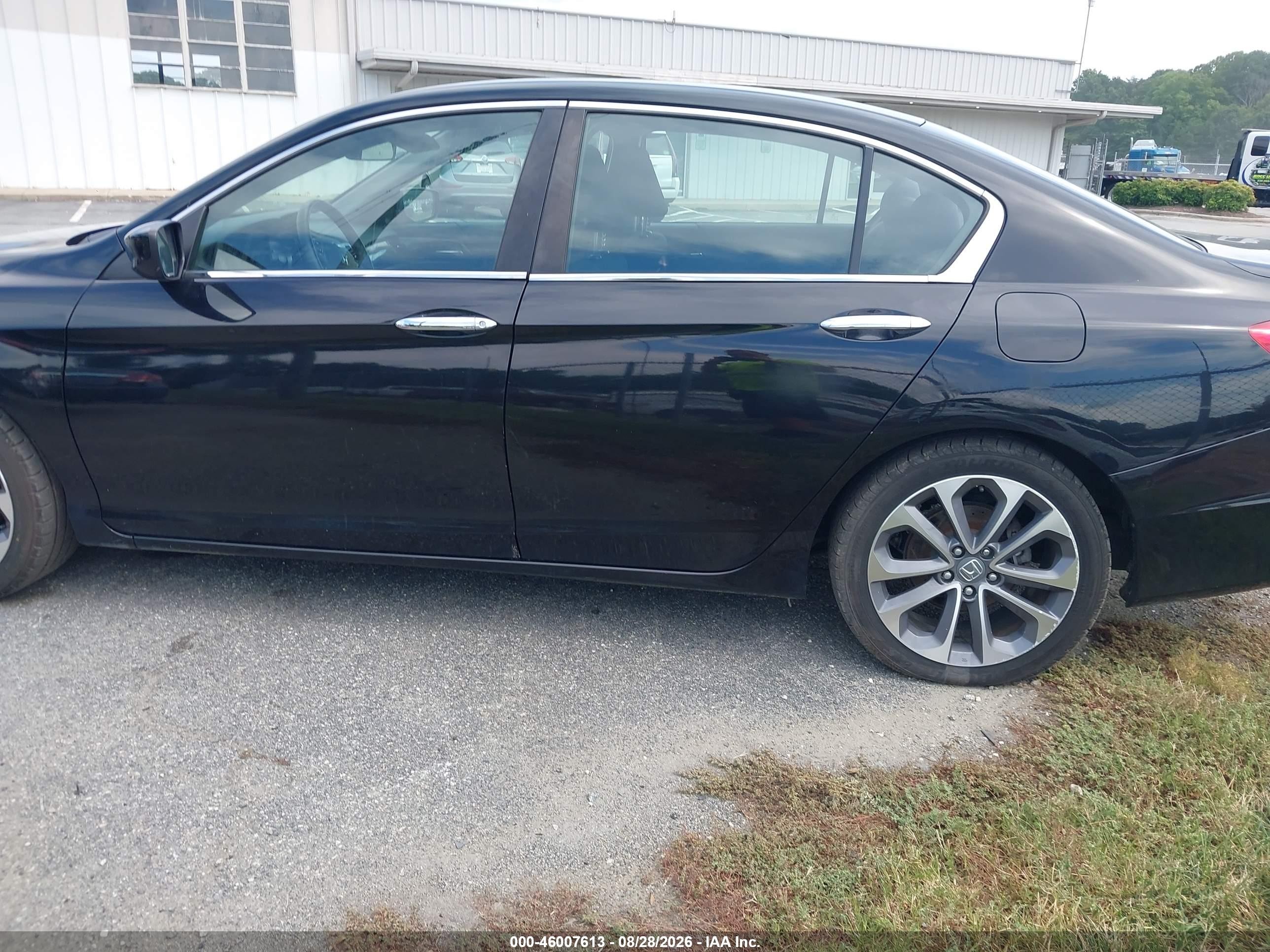 2013 Honda Accord Sport Black vin: 1HGCR2F57DA084627