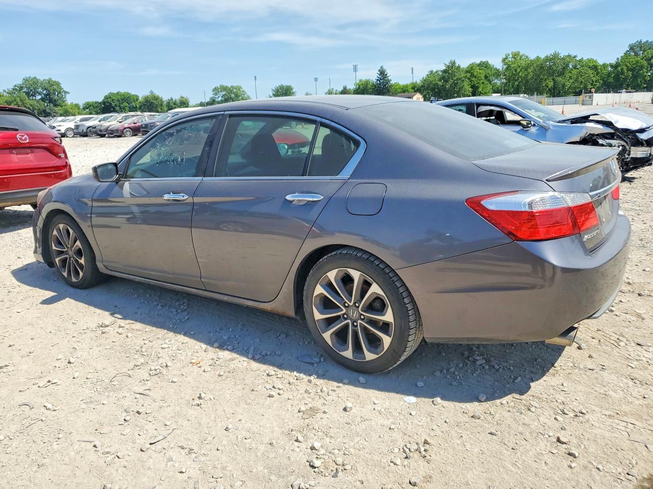 2013 Honda Accord Sport Gray vin: 1HGCR2F57DA111714