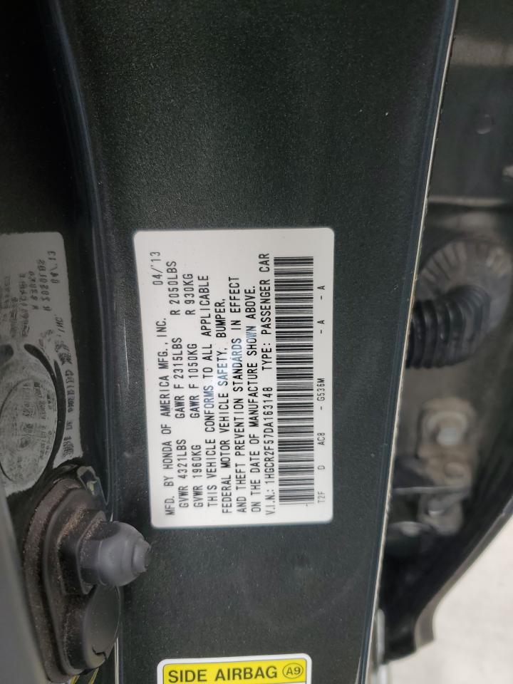 2013 Honda Accord Sport Зеленый vin: 1HGCR2F57DA163148