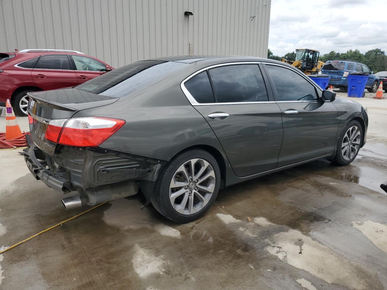 2013 Honda Accord Sport Зеленый vin: 1HGCR2F57DA163148