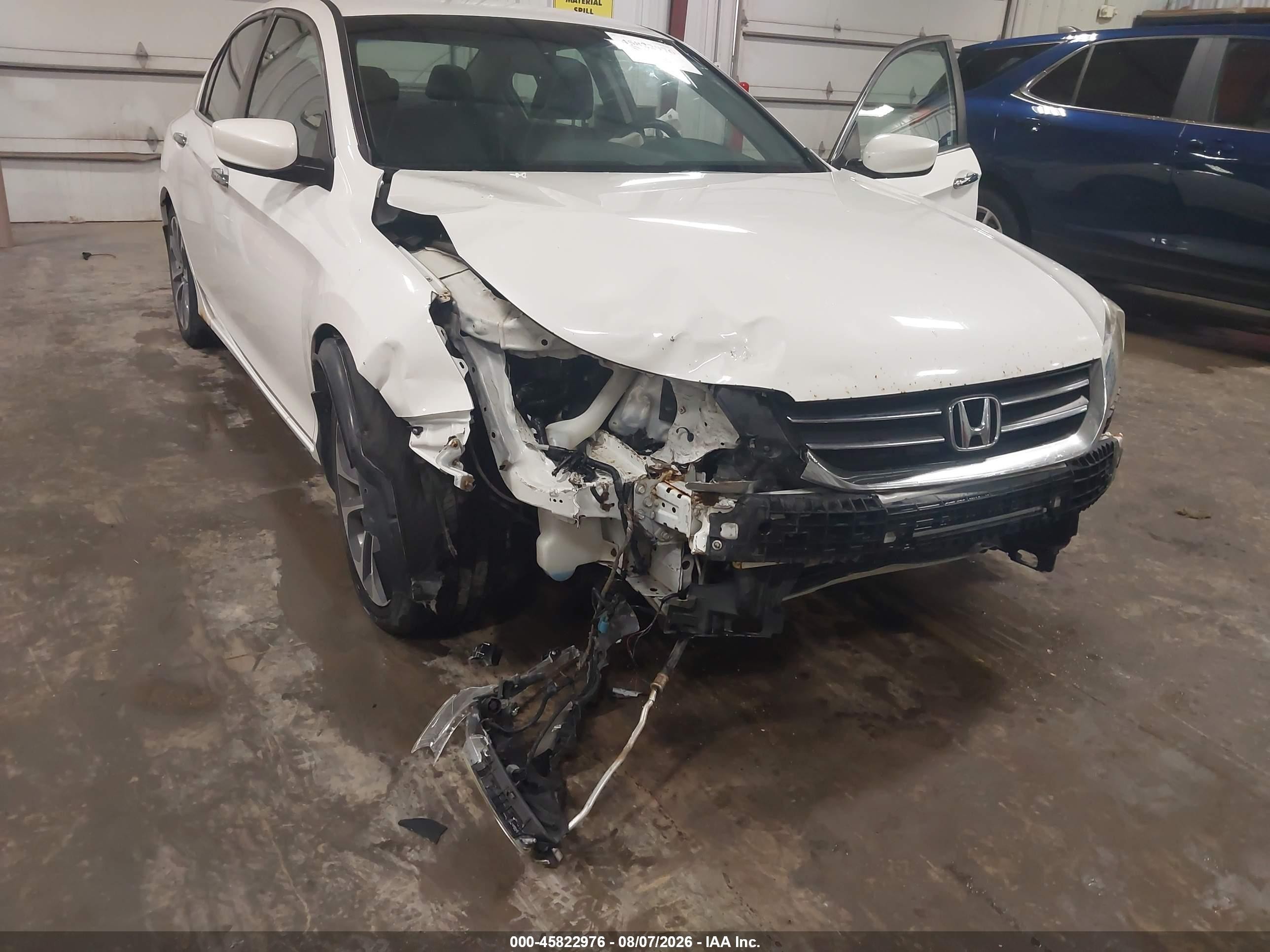 2013 Honda Accord Sport White vin: 1HGCR2F57DA176790