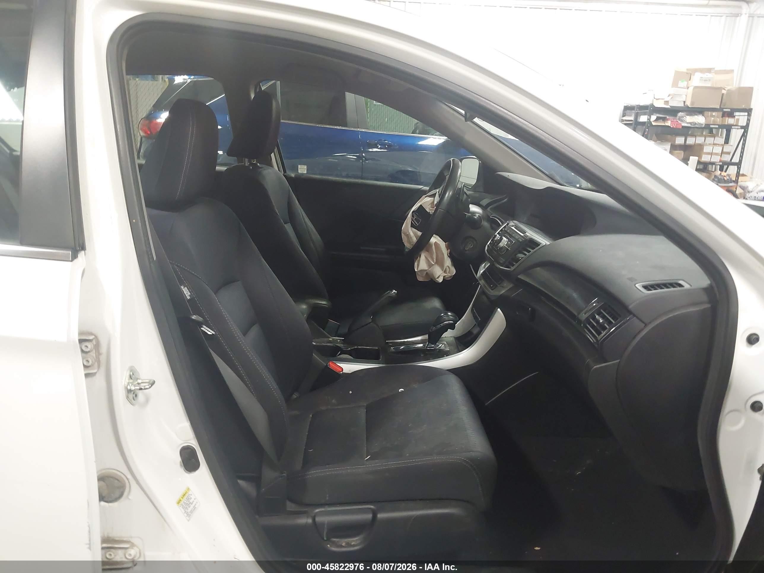 2013 Honda Accord Sport White vin: 1HGCR2F57DA176790
