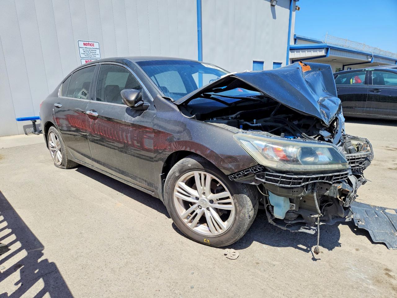 2013 Honda Accord Sport Gray vin: 1HGCR2F57DA188552