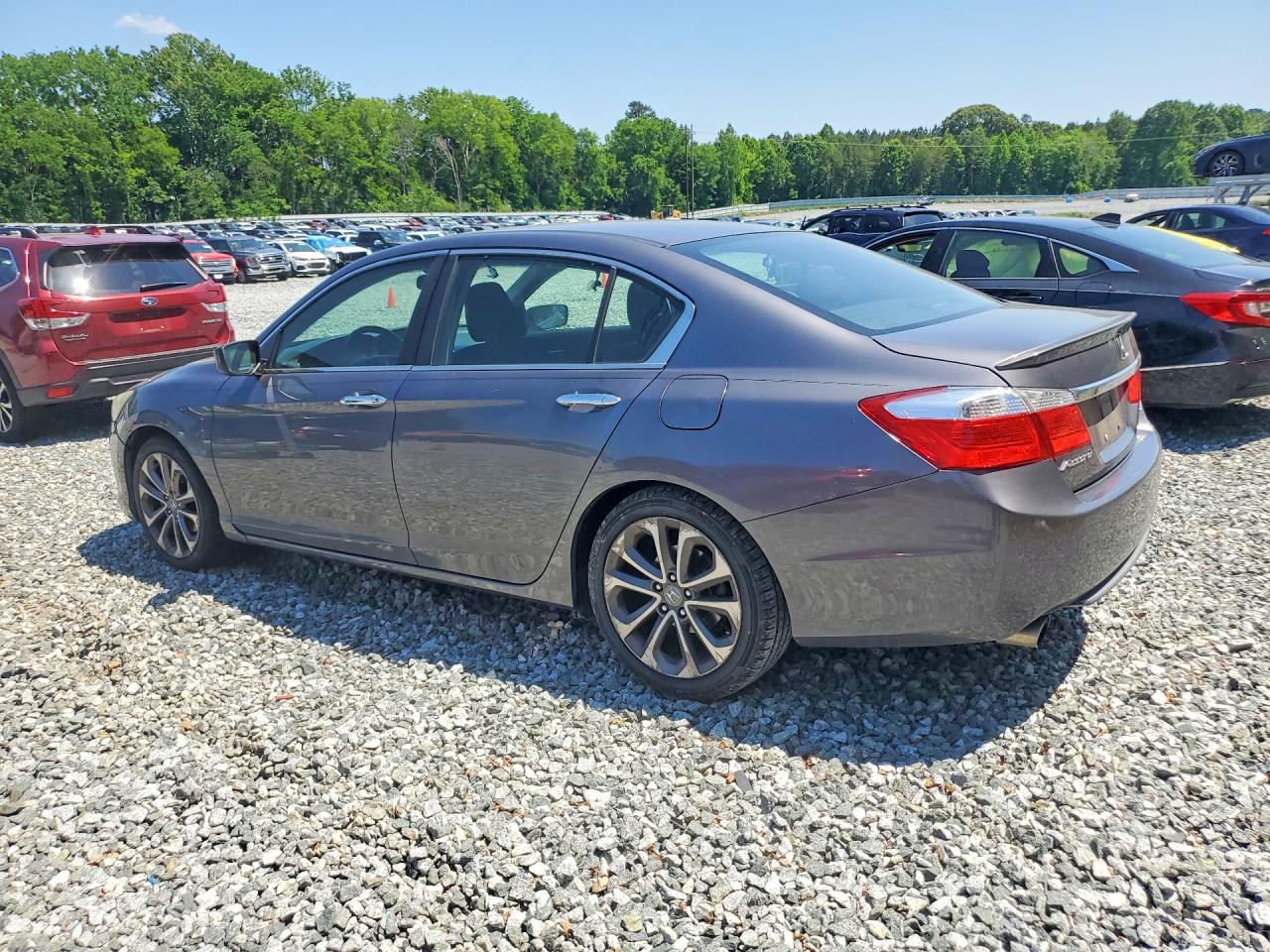 2013 Honda Accord Sport Серый vin: 1HGCR2F57DA214681