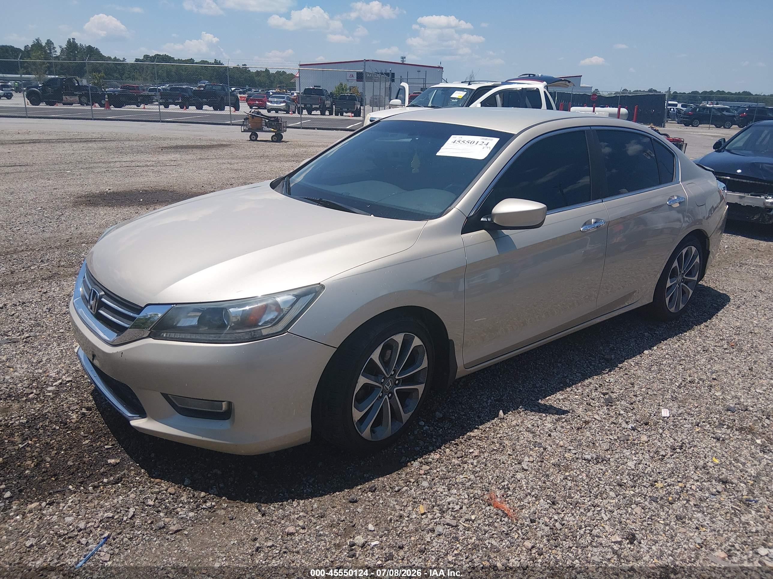 2013 Honda Accord Sport Tan vin: 1HGCR2F57DA221517