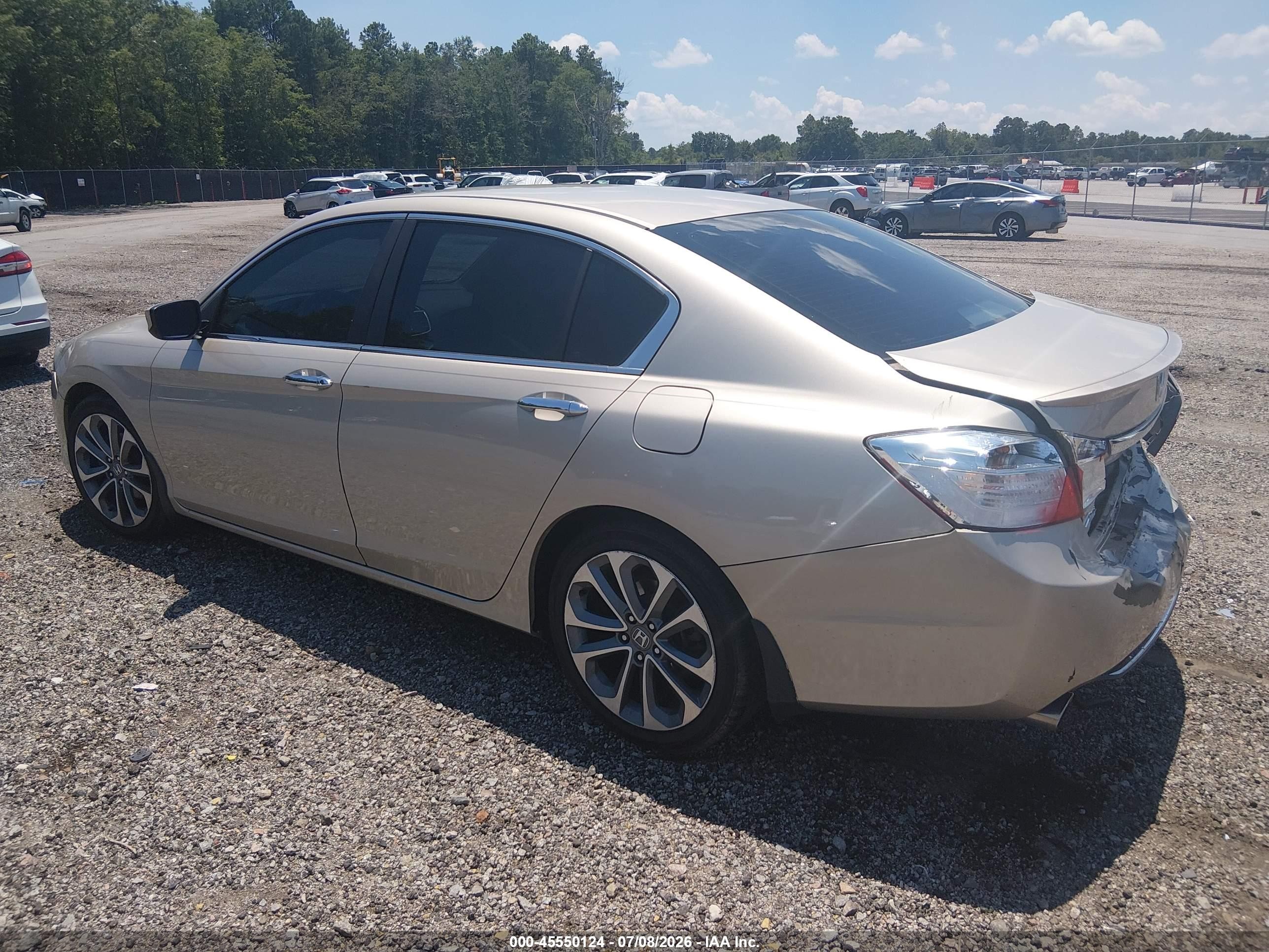 2013 Honda Accord Sport Tan vin: 1HGCR2F57DA221517