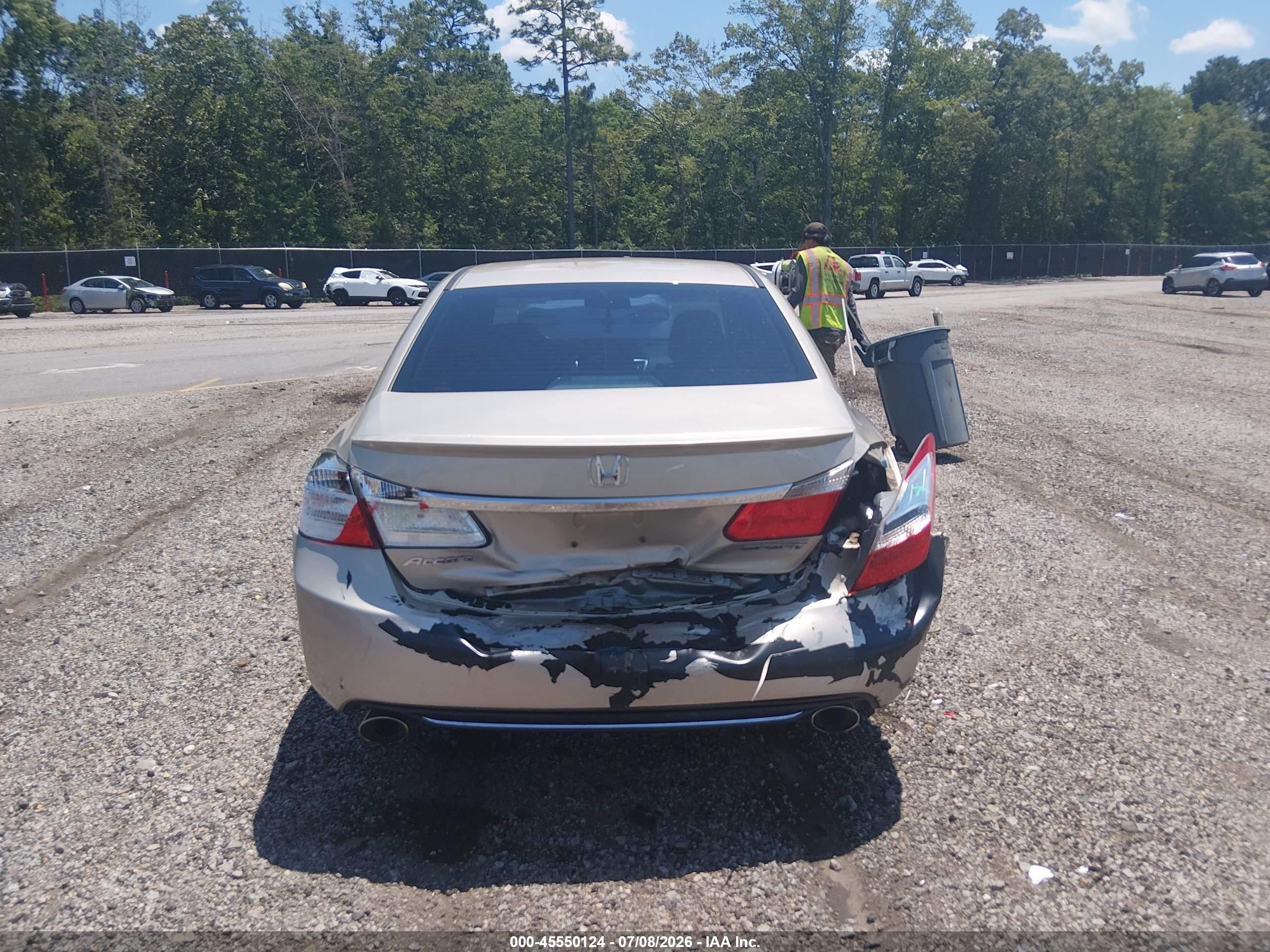 2013 Honda Accord Sport Tan vin: 1HGCR2F57DA221517