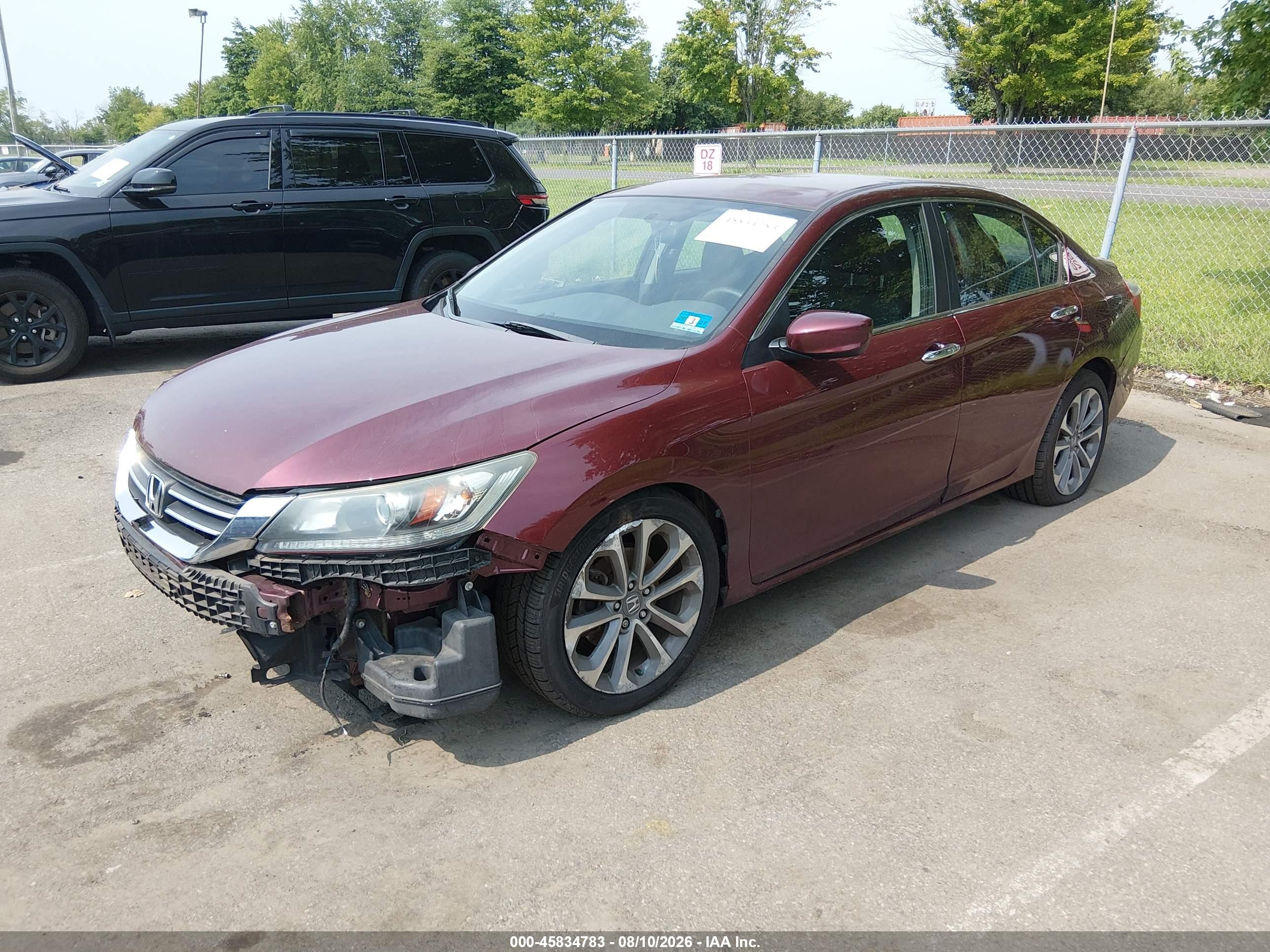 2013 Honda Accord Sport Red vin: 1HGCR2F57DA222117