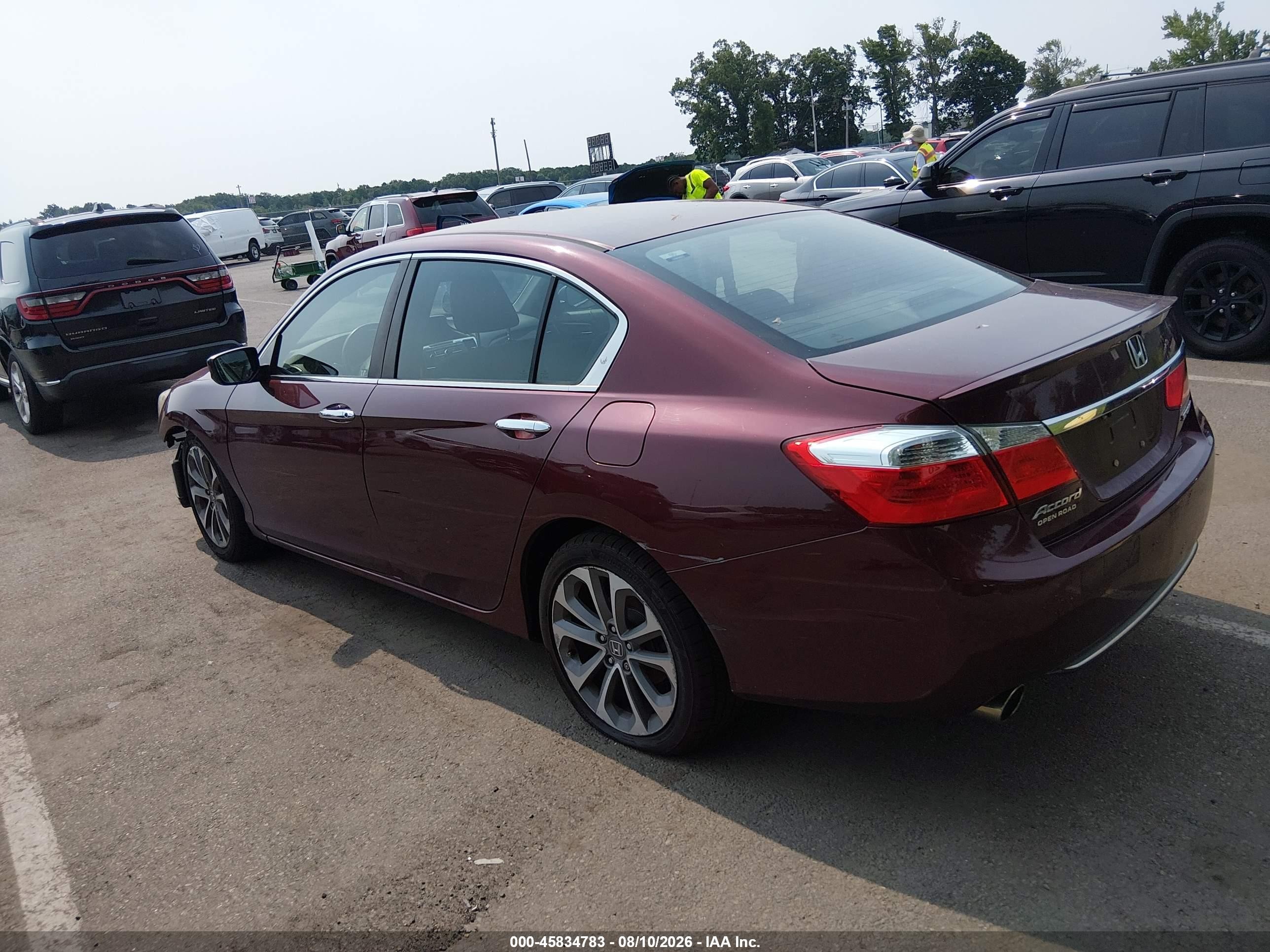 2013 Honda Accord Sport Red vin: 1HGCR2F57DA222117