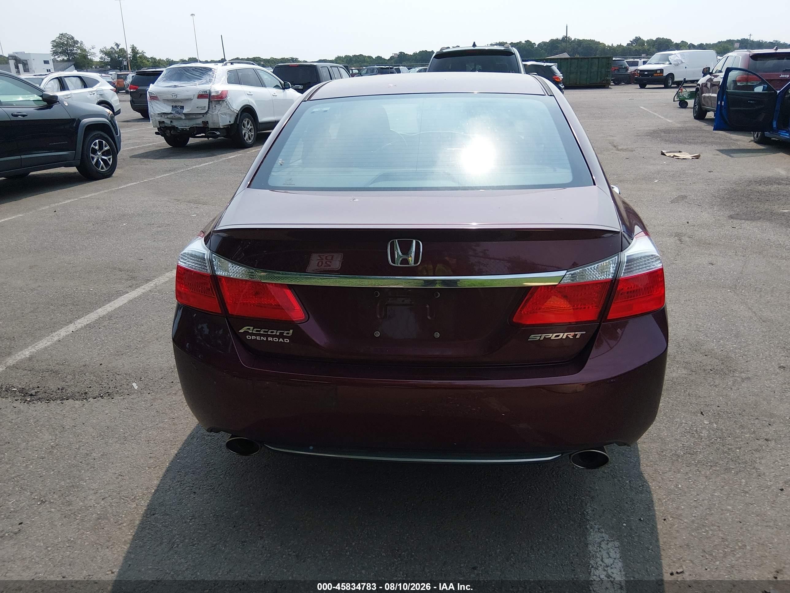 2013 Honda Accord Sport Red vin: 1HGCR2F57DA222117