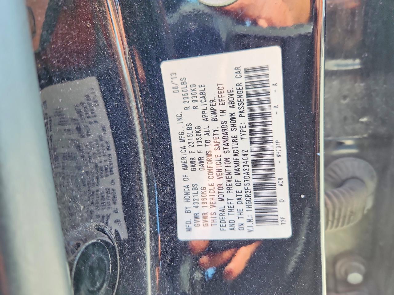 2013 Honda Accord Sport Black vin: 1HGCR2F57DA234042
