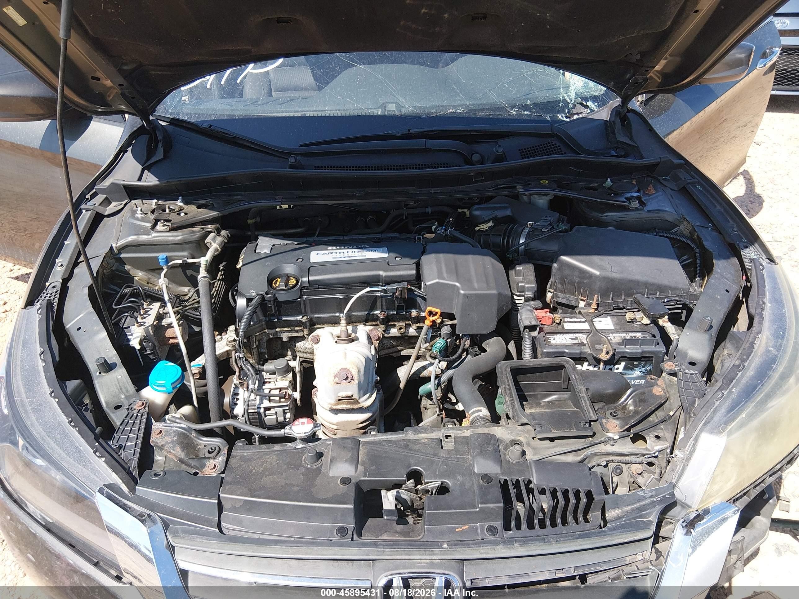 2013 Honda Accord Sport Gray vin: 1HGCR2F57DA237667
