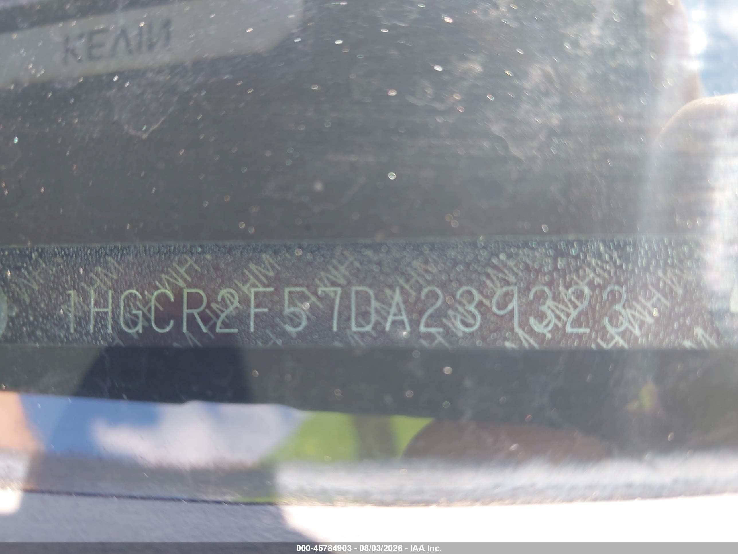 2013 Honda Accord Sport Черный vin: 1HGCR2F57DA239323