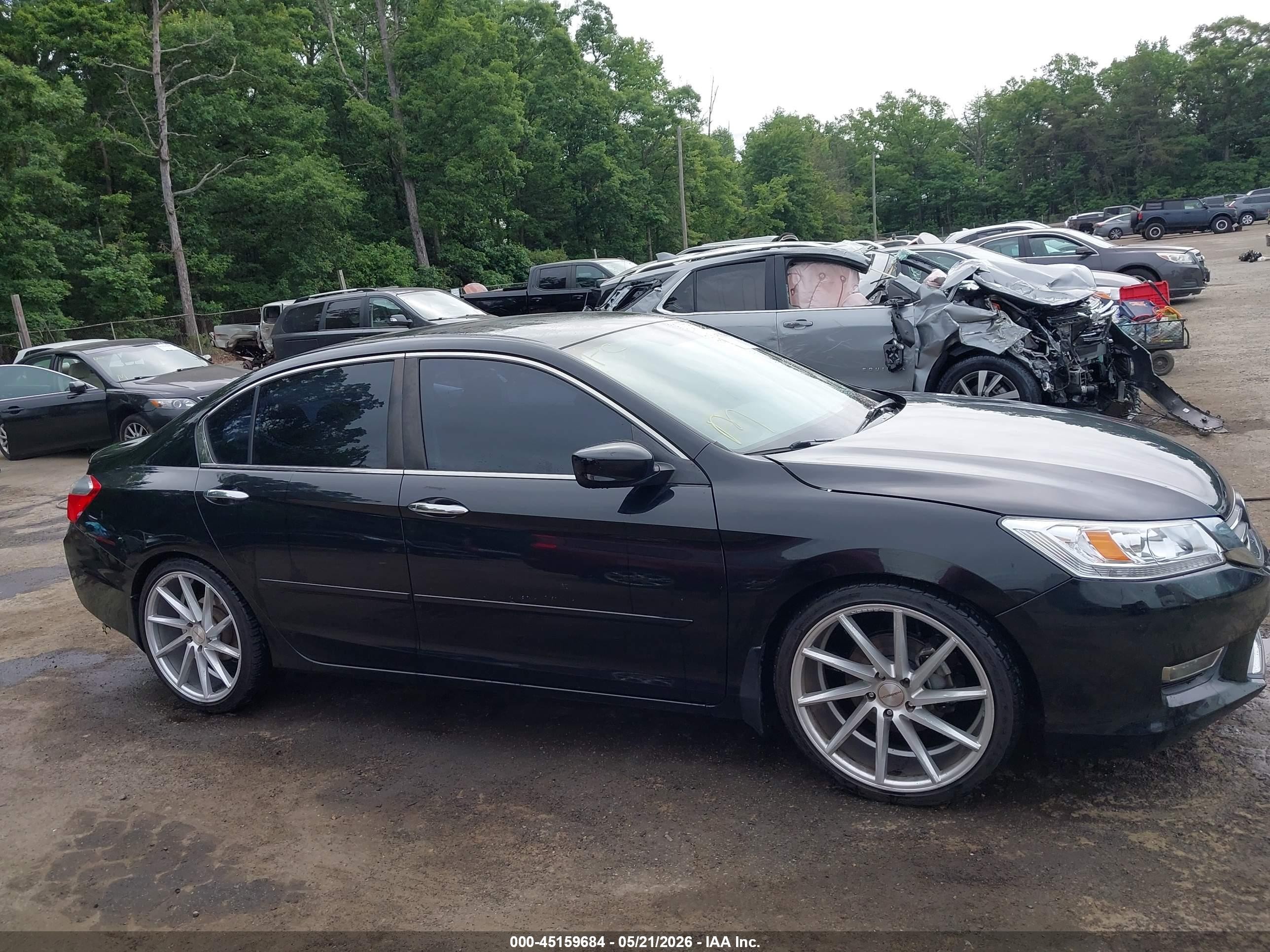 2013 Honda Accord Sport Black vin: 1HGCR2F57DA247325