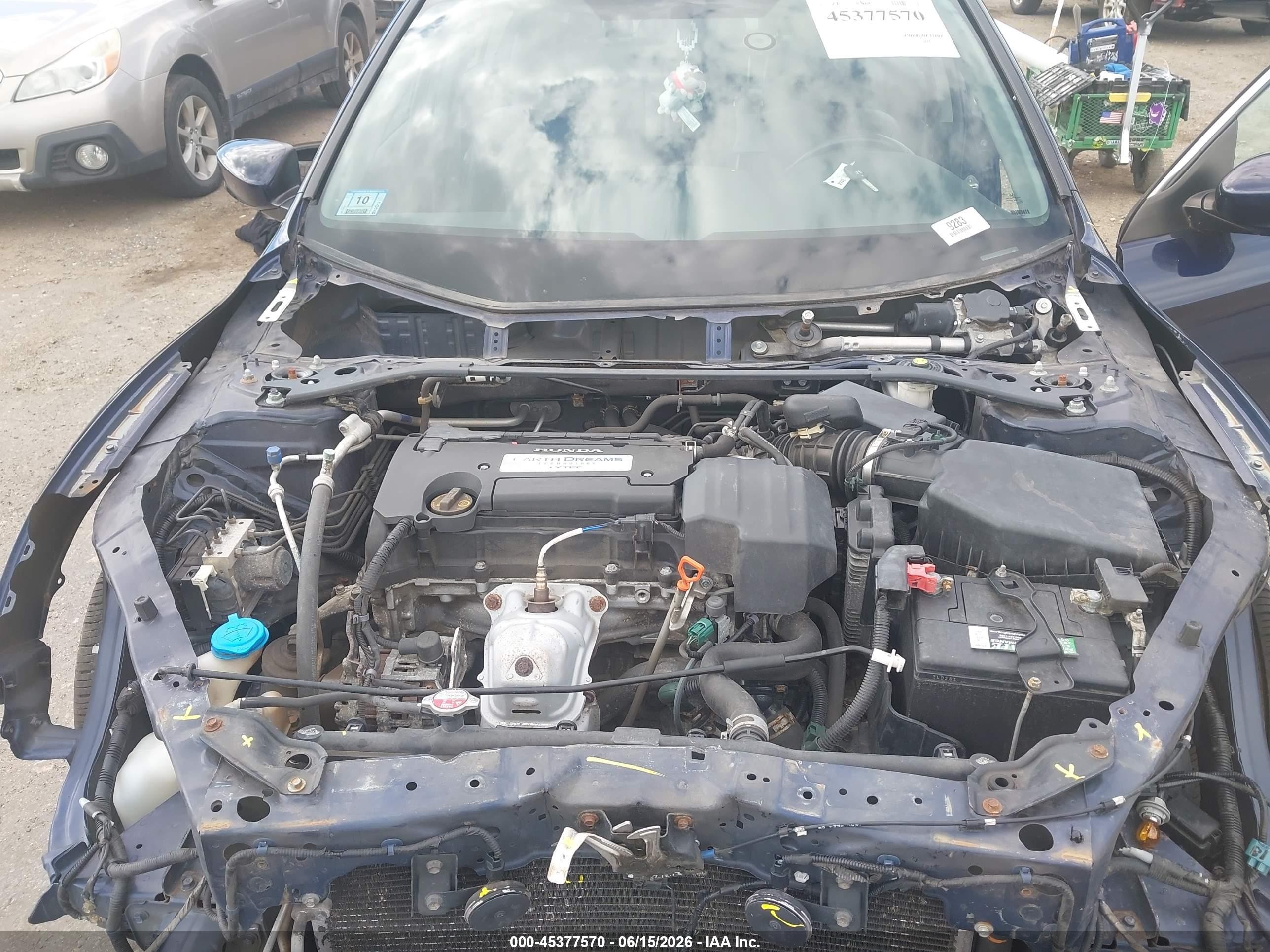2013 Honda Accord Sport Blue vin: 1HGCR2F57DA250175