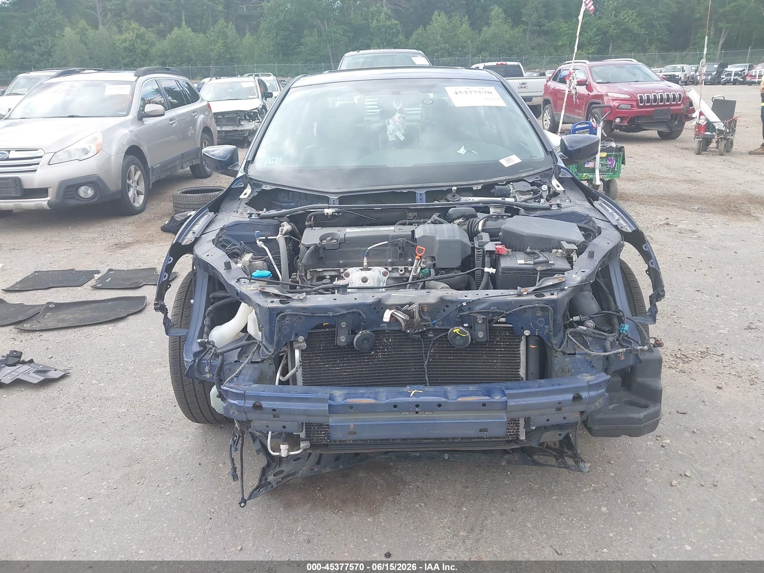 2013 Honda Accord Sport Blue vin: 1HGCR2F57DA250175
