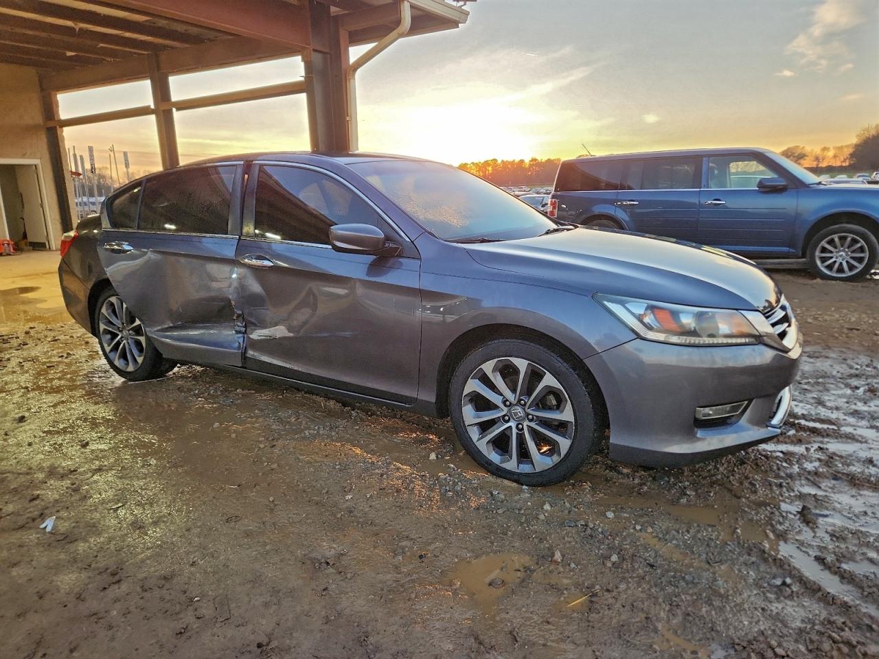 2013 Honda Accord Sport Gray vin: 1HGCR2F57DA283063