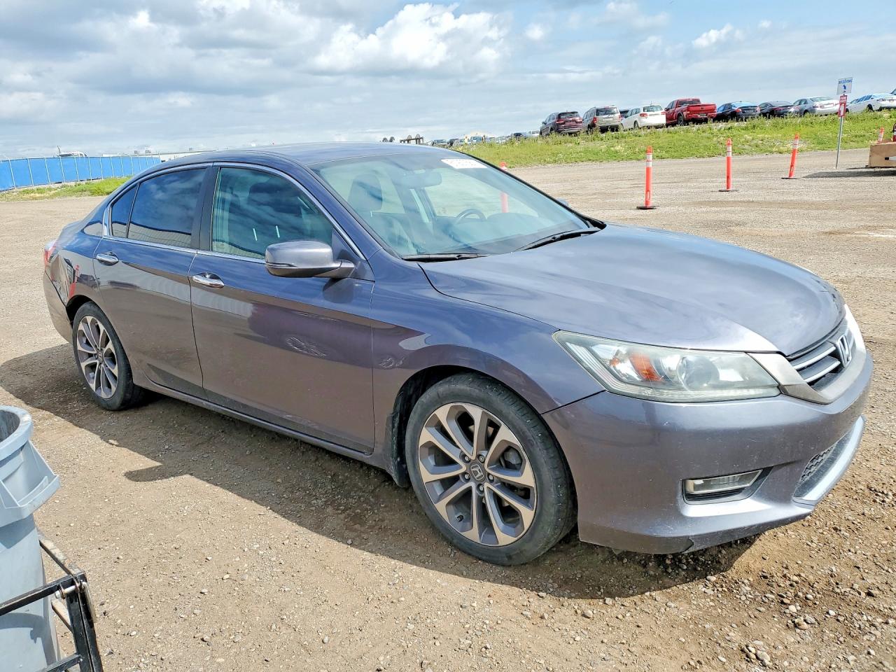 2013 Honda Accord Sport Gray vin: 1HGCR2F57DA801298