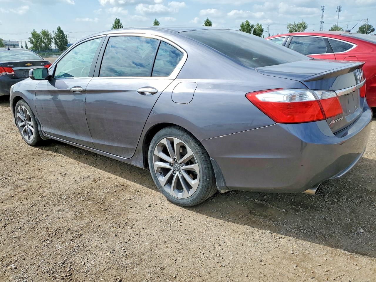 2013 Honda Accord Sport Gray vin: 1HGCR2F57DA801298
