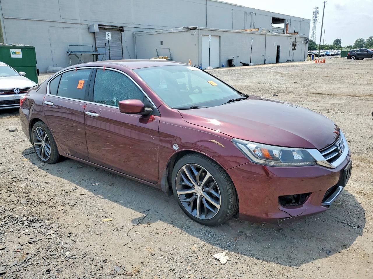 2014 Honda Accord Sport Red vin: 1HGCR2F57EA053962