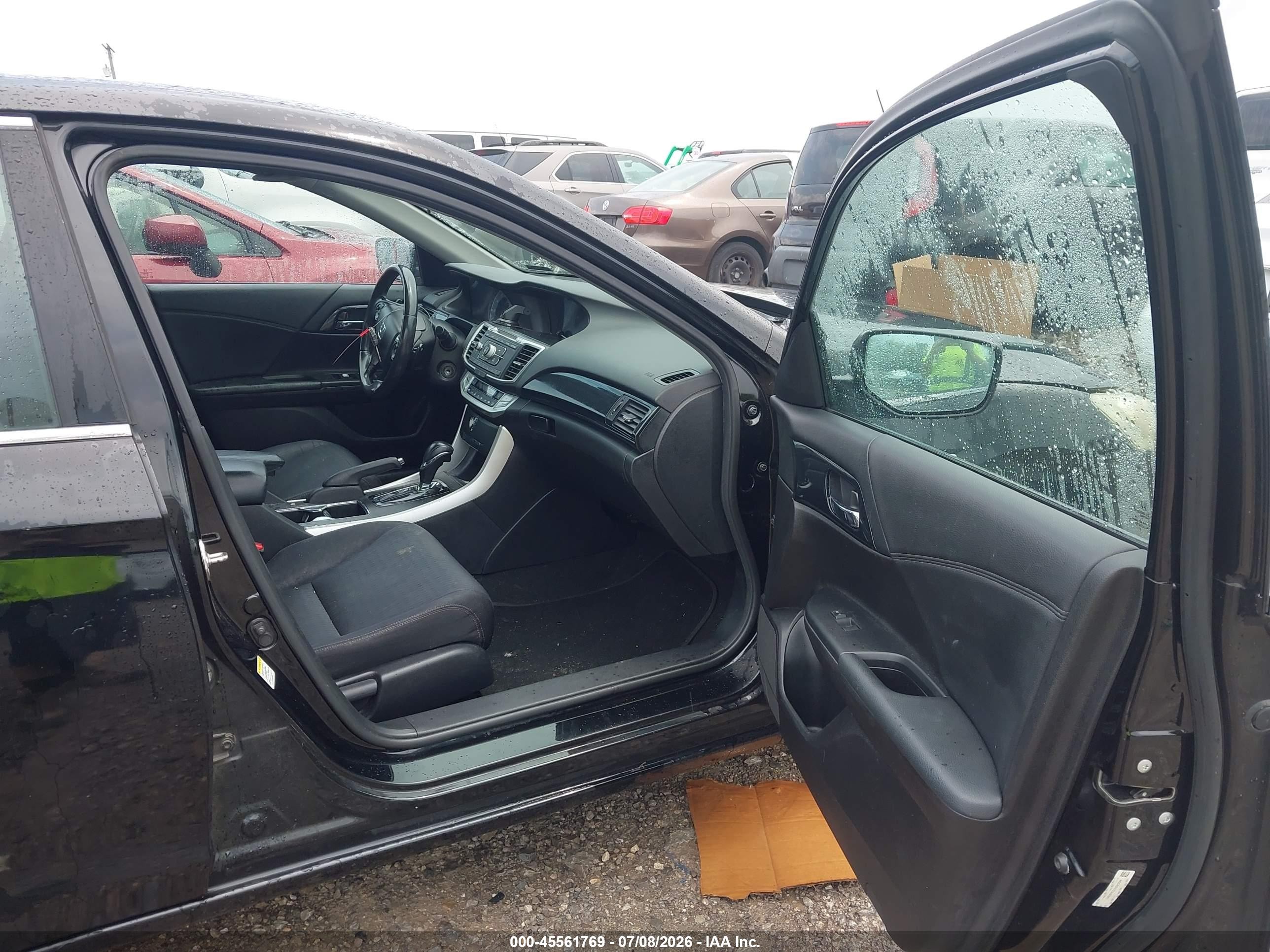 2014 Honda Accord Sport Black vin: 1HGCR2F57EA057977