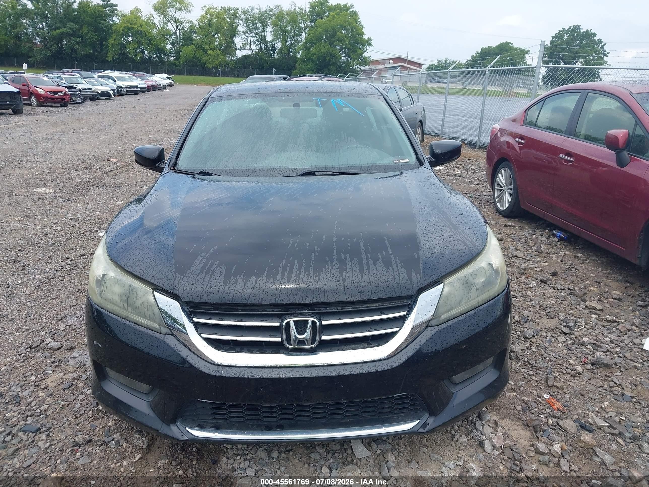 2014 Honda Accord Sport Black vin: 1HGCR2F57EA057977
