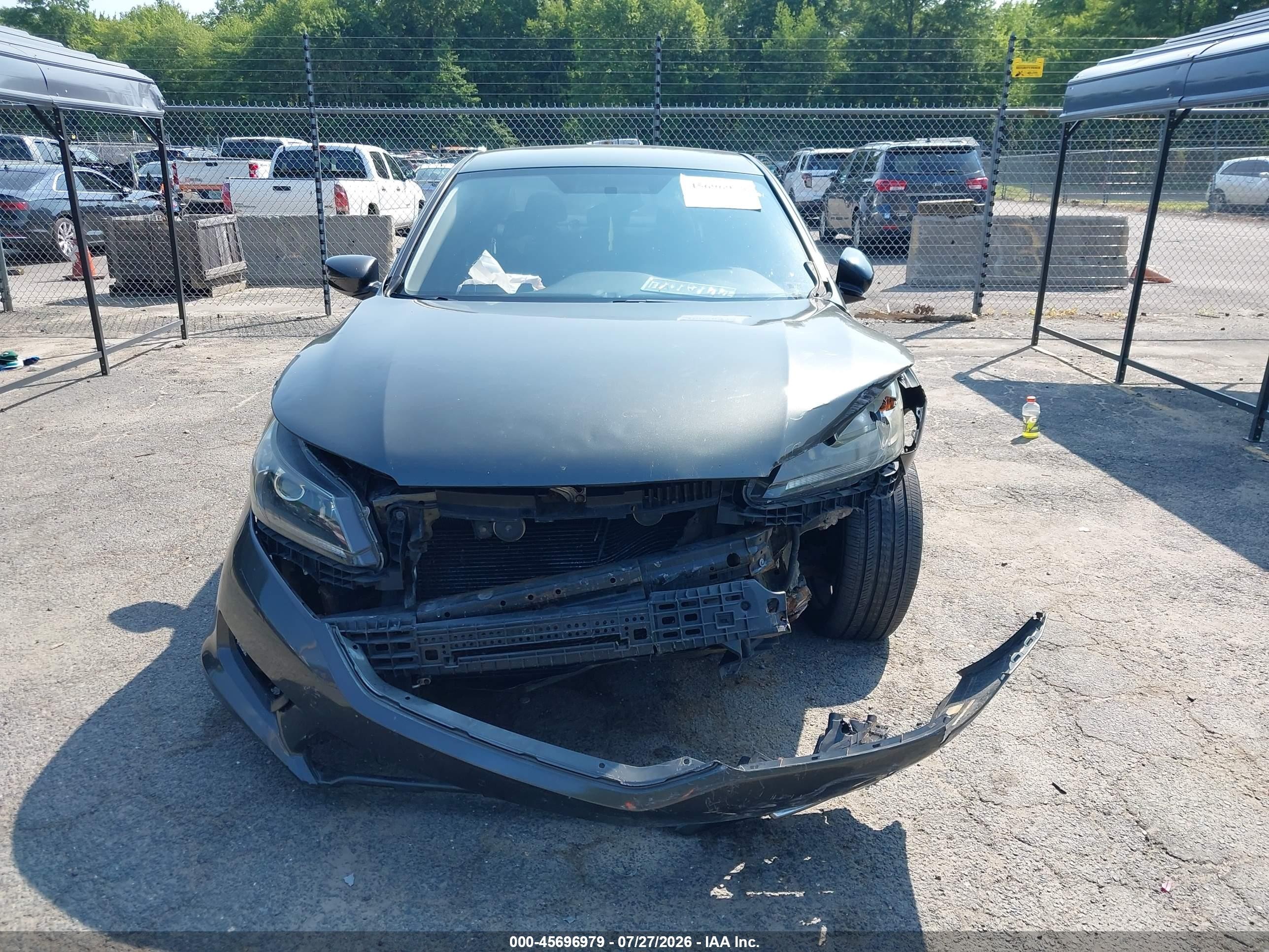 2014 Honda Accord Sport Gray vin: 1HGCR2F57EA069577