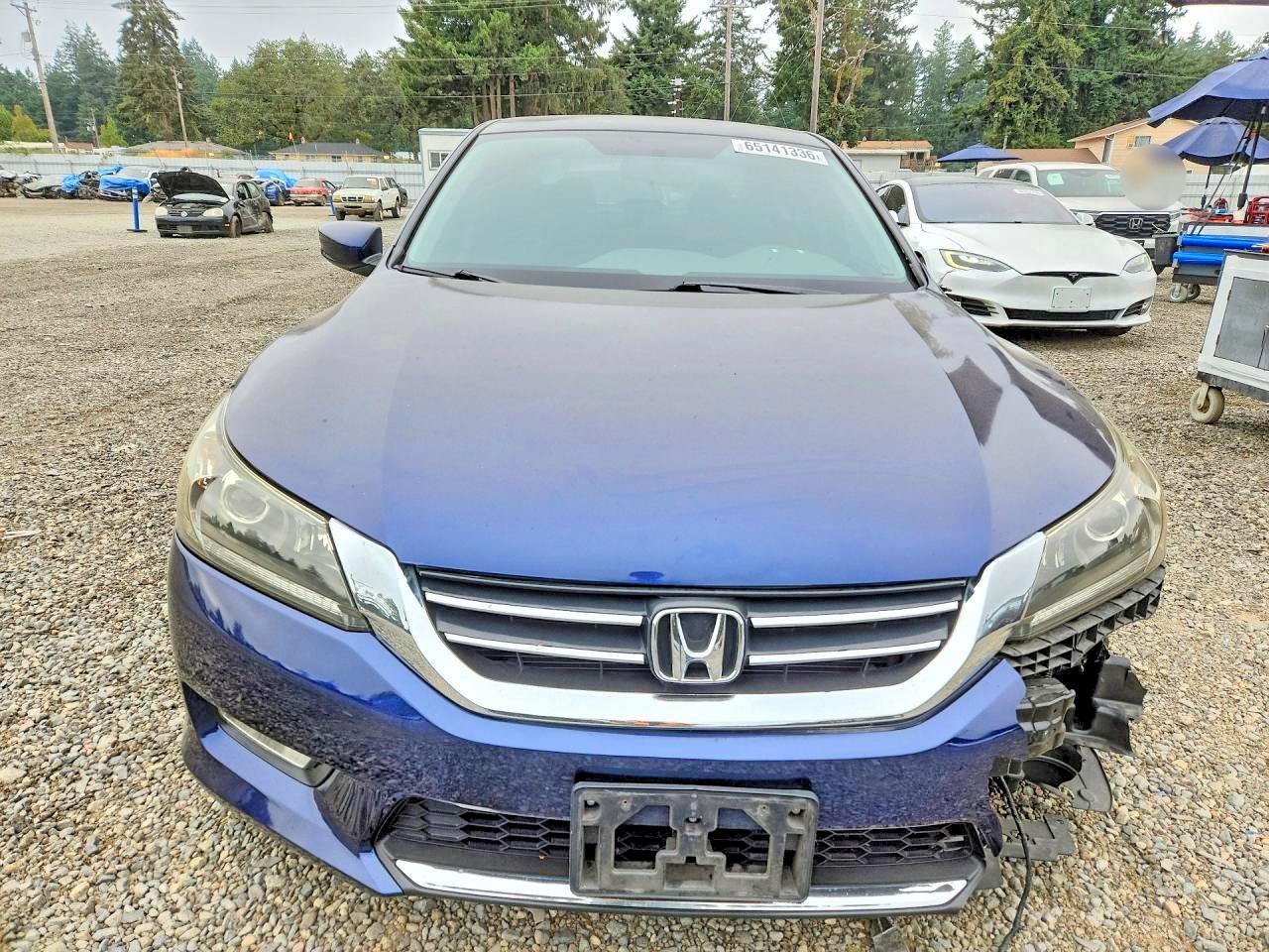 2014 Honda Accord Sport Blue vin: 1HGCR2F57EA075749