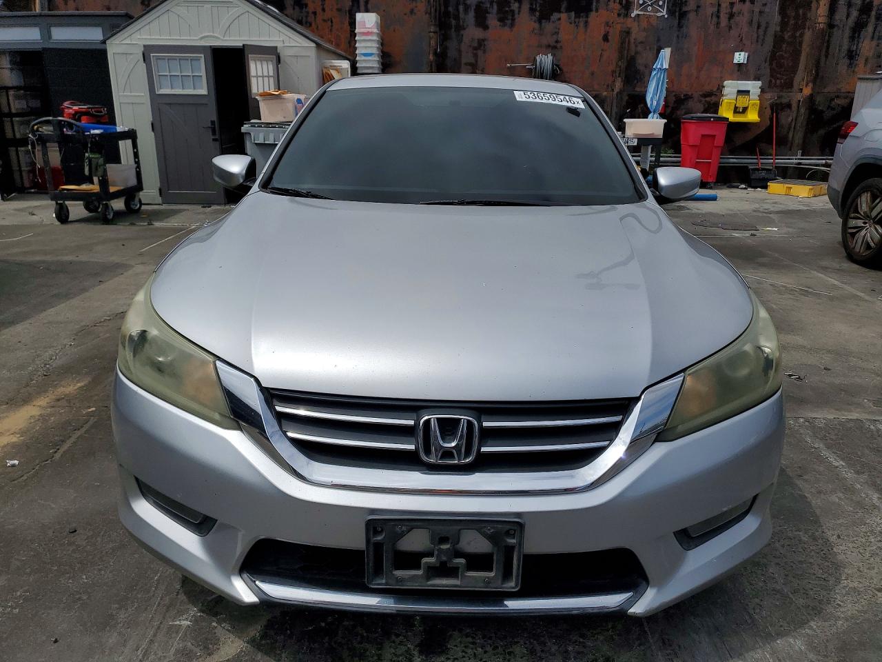 2014 Honda Accord Sport Silver vin: 1HGCR2F57EA079798