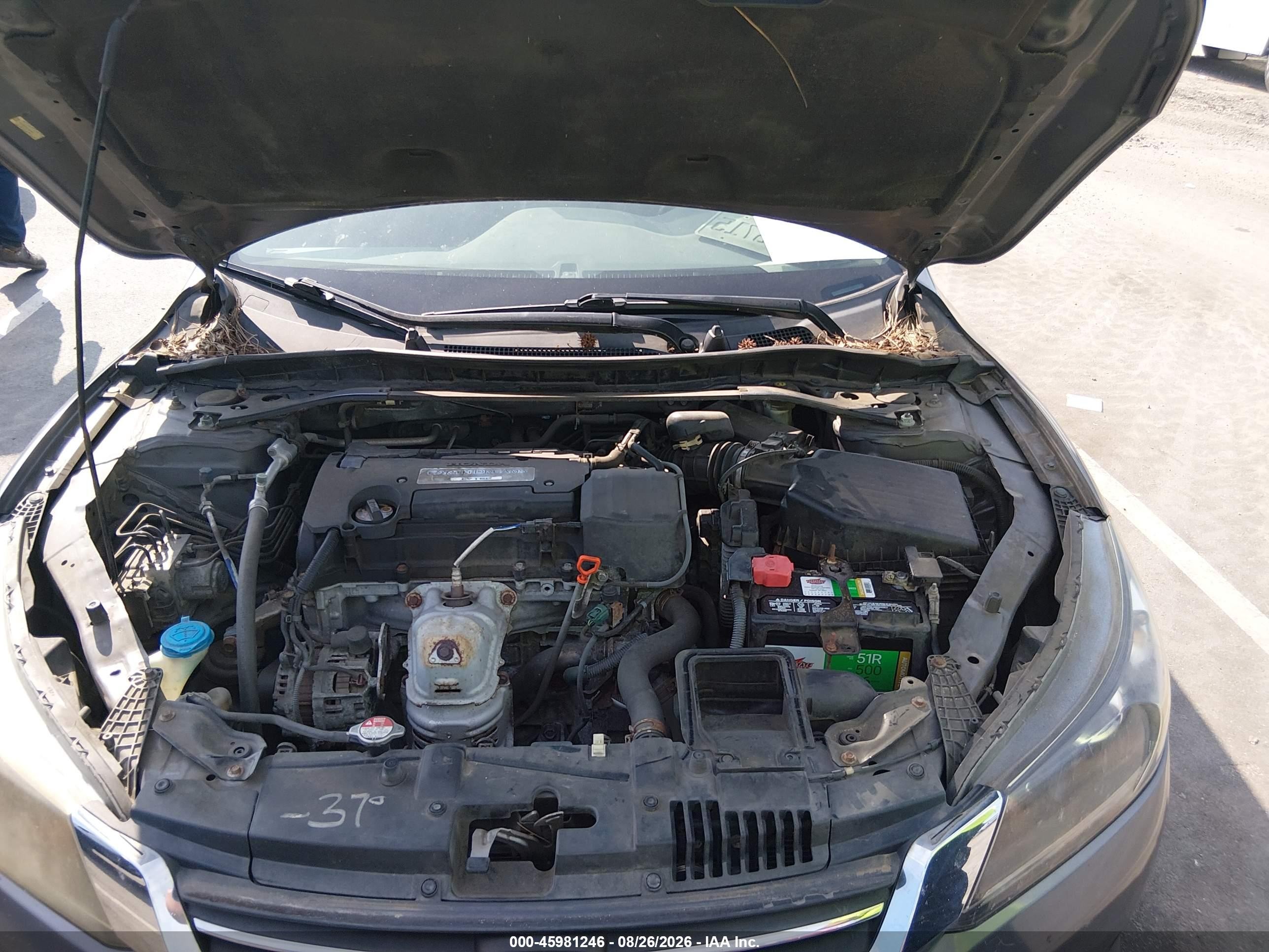 2014 Honda Accord Sport Gray vin: 1HGCR2F57EA094947