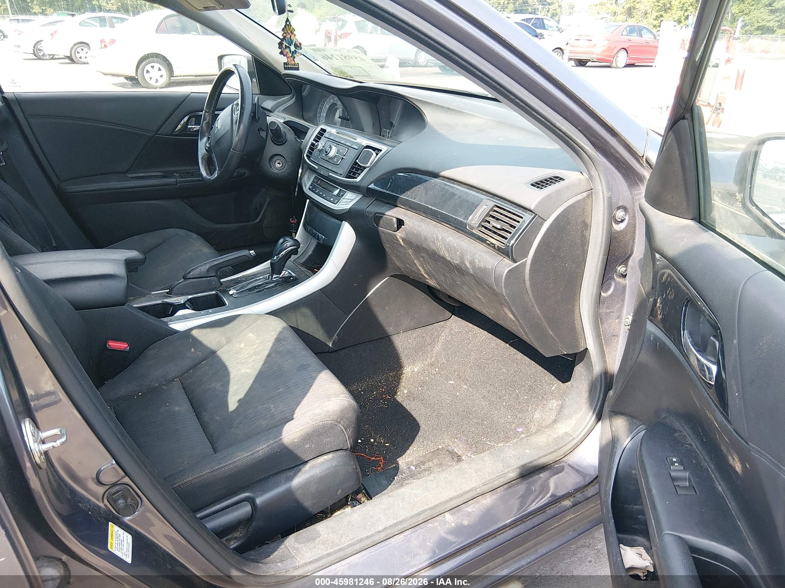 2014 Honda Accord Sport Gray vin: 1HGCR2F57EA094947