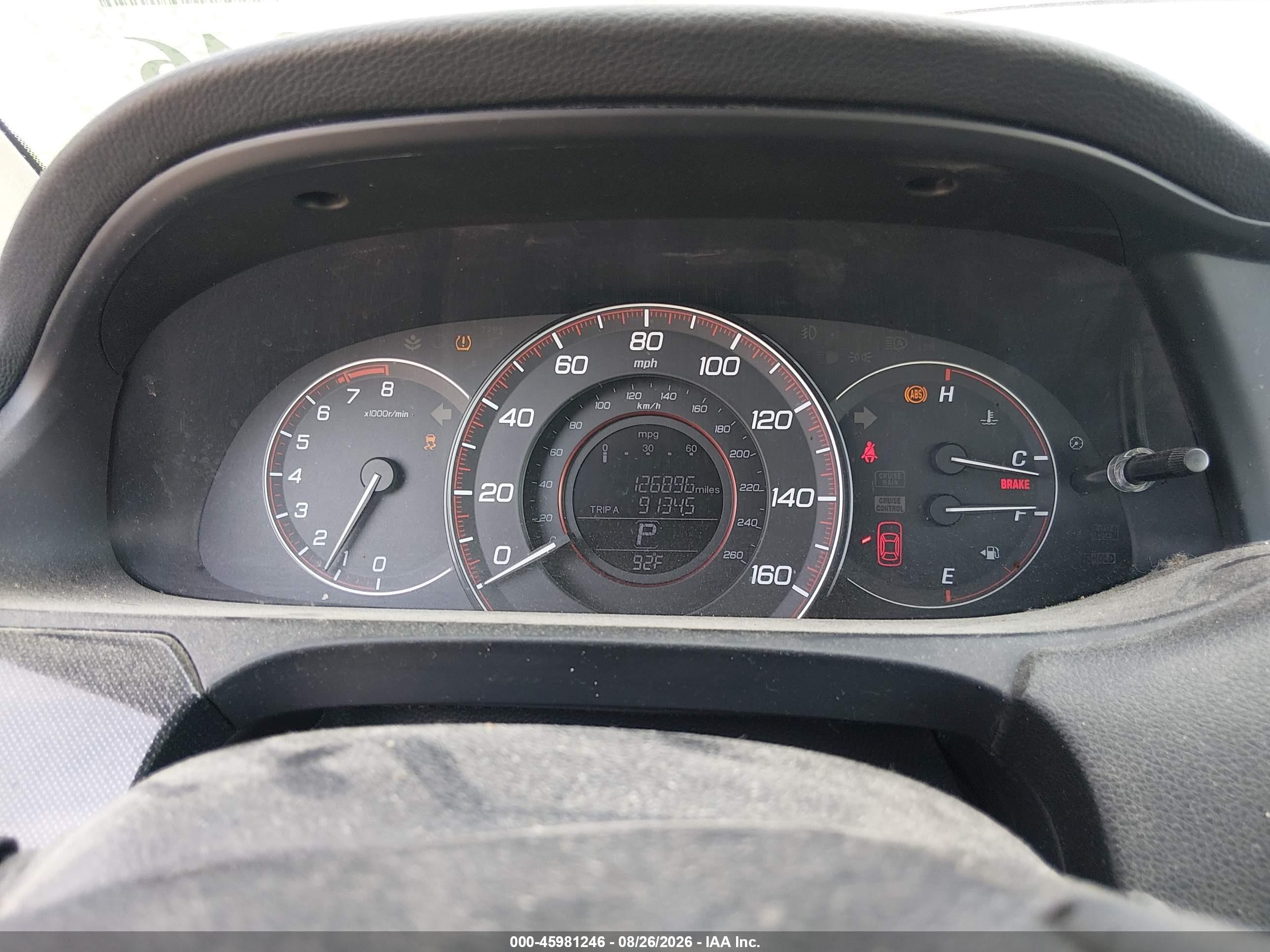 2014 Honda Accord Sport Gray vin: 1HGCR2F57EA094947