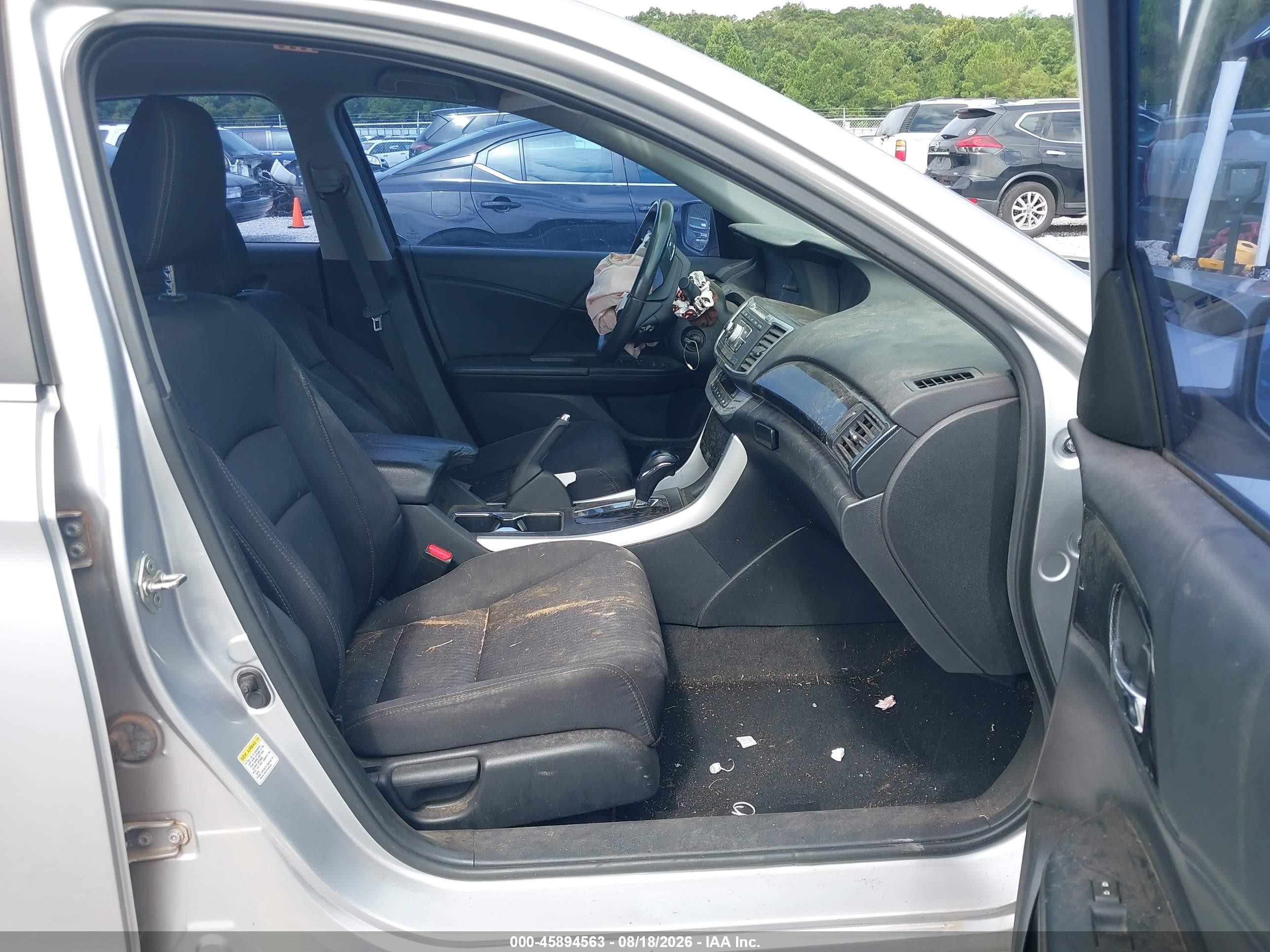 2014 Honda Accord Sport Серебряный vin: 1HGCR2F57EA102710