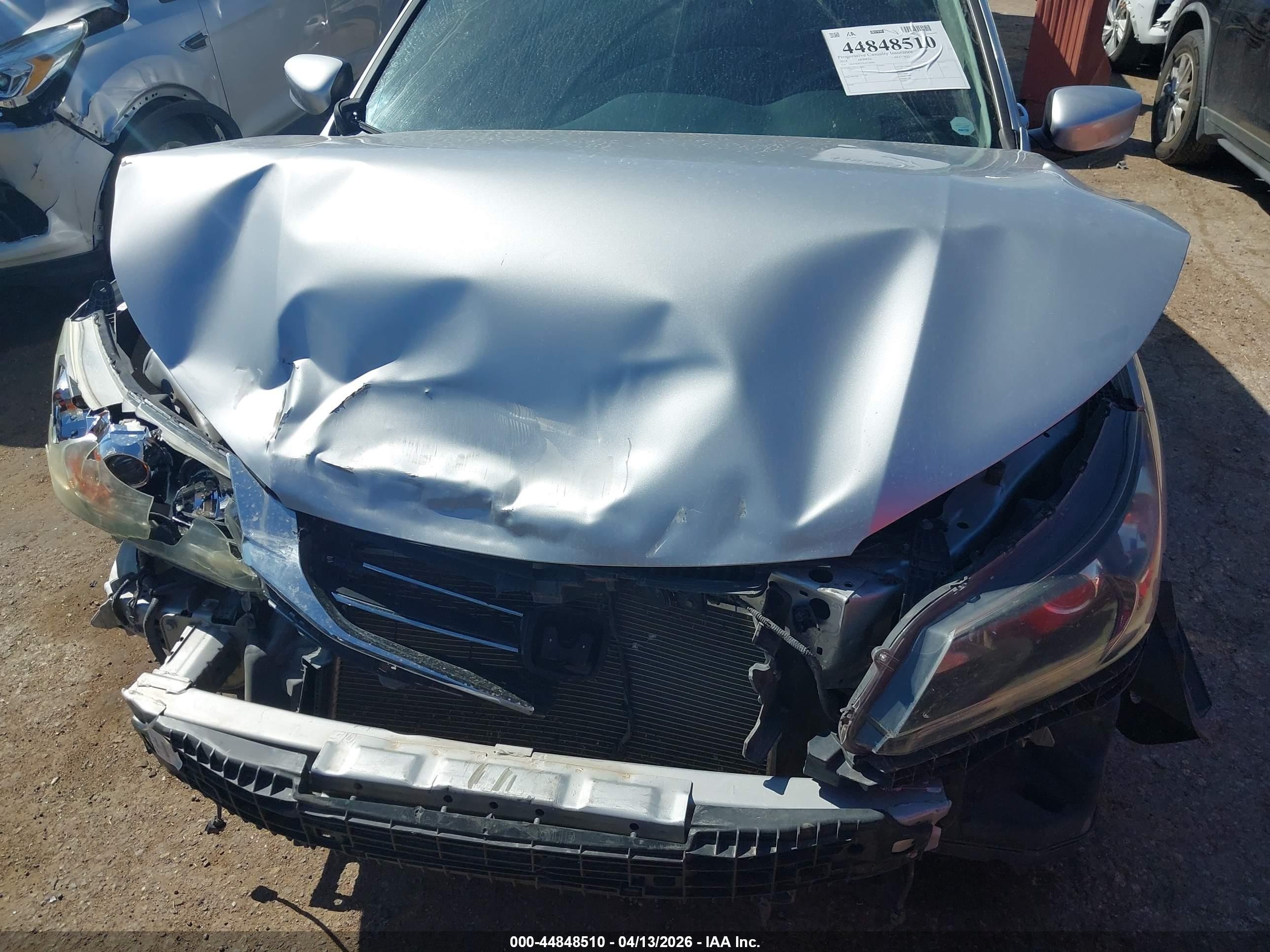 2014 Honda Accord Sport Silver vin: 1HGCR2F57EA136646