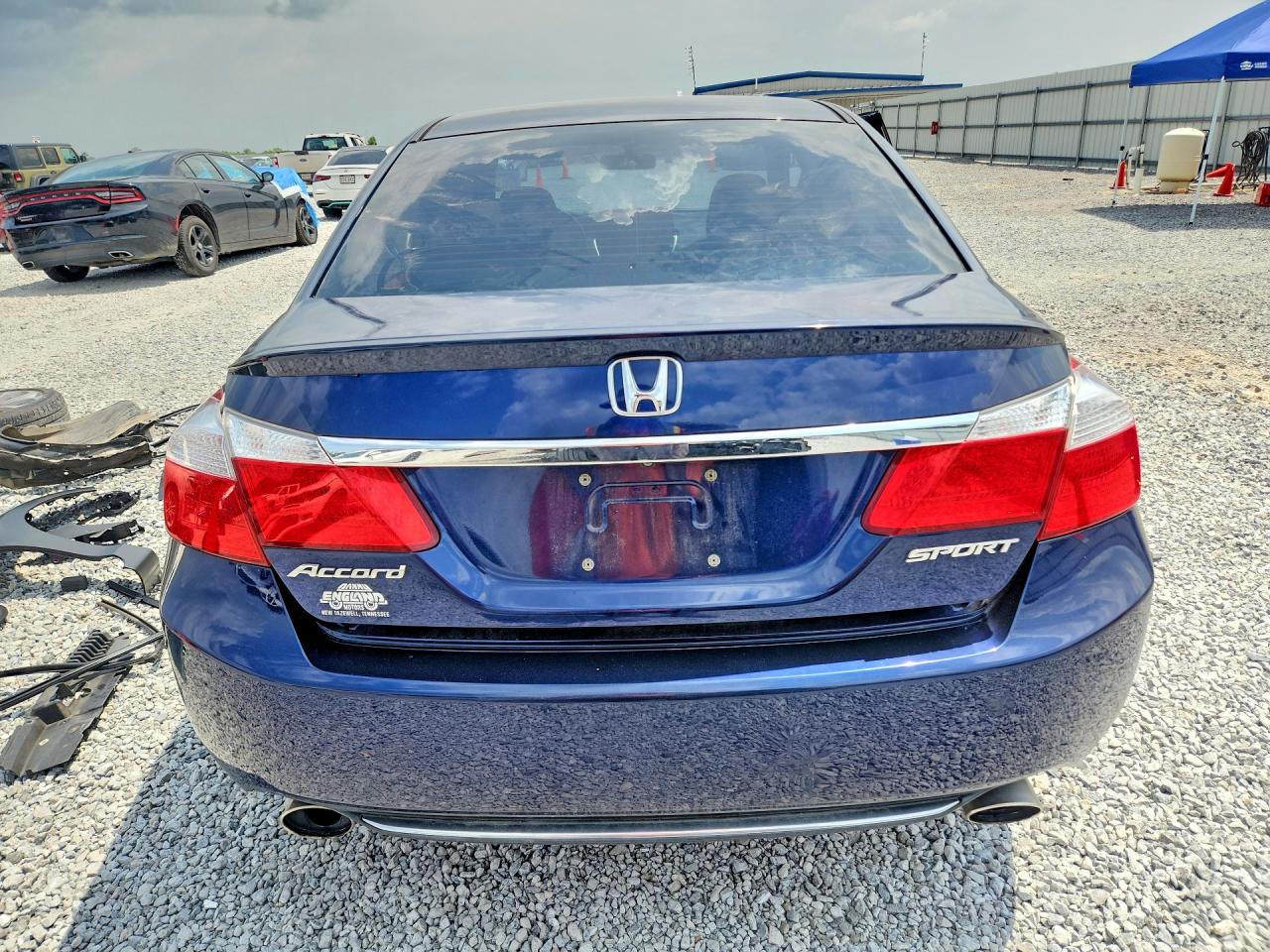 2014 Honda Accord Sport Blue vin: 1HGCR2F57EA196099