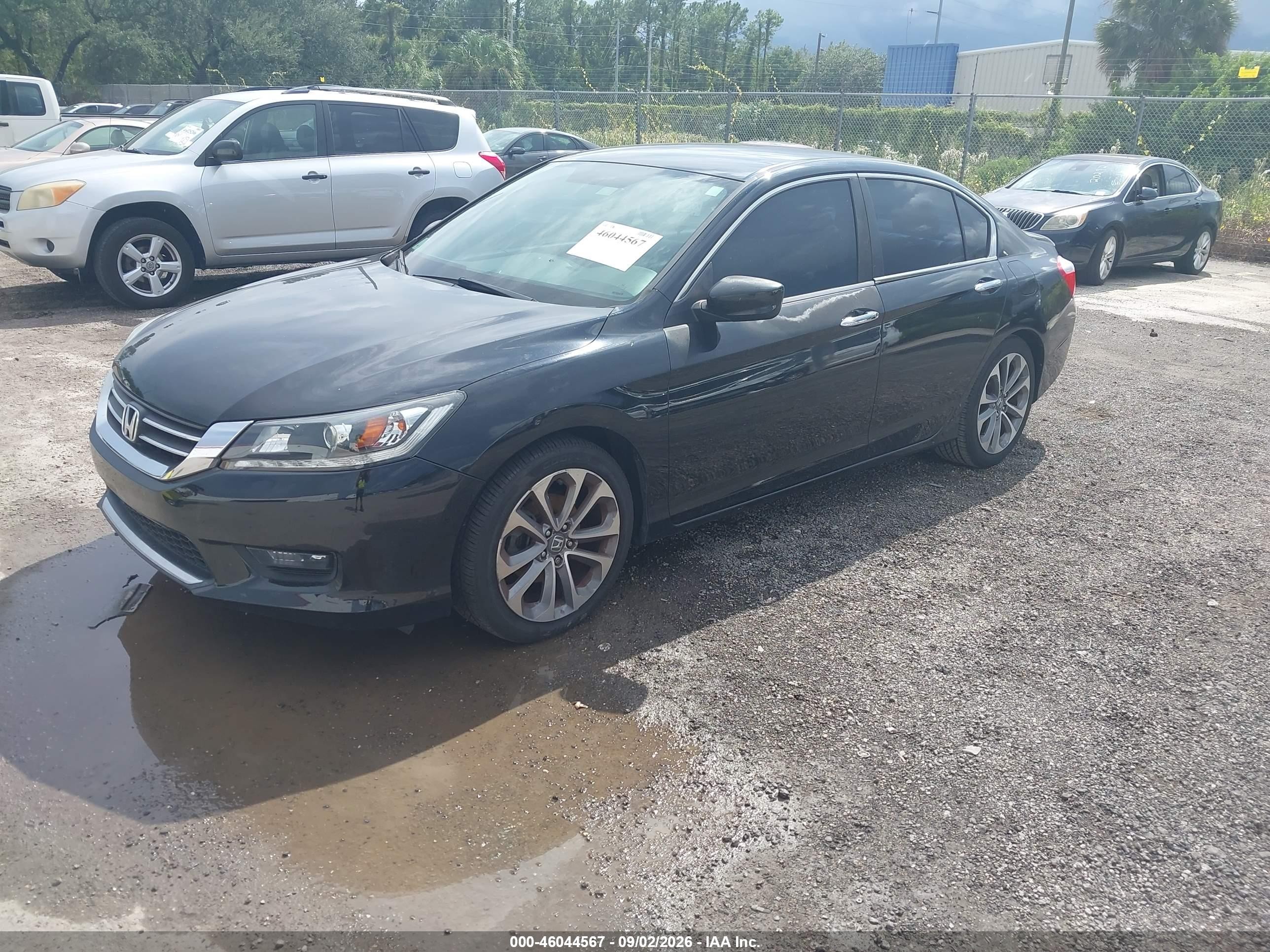 2014 Honda Accord Sport Black vin: 1HGCR2F57EA197818