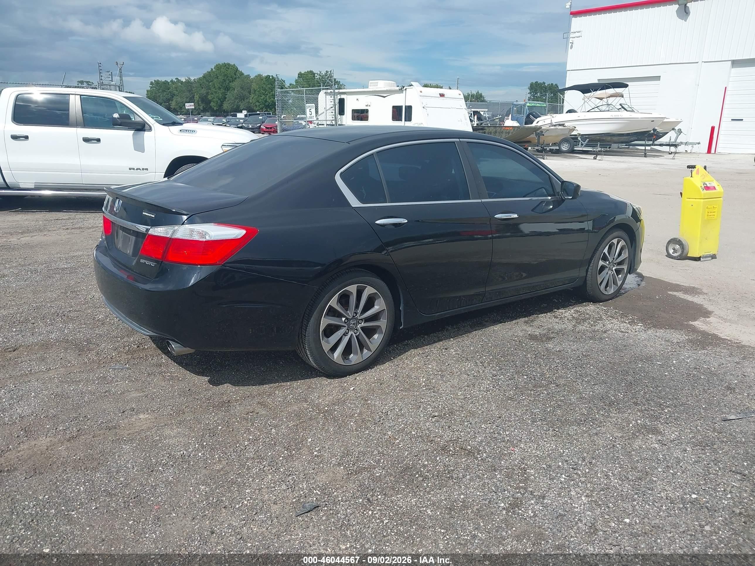 2014 Honda Accord Sport Black vin: 1HGCR2F57EA197818