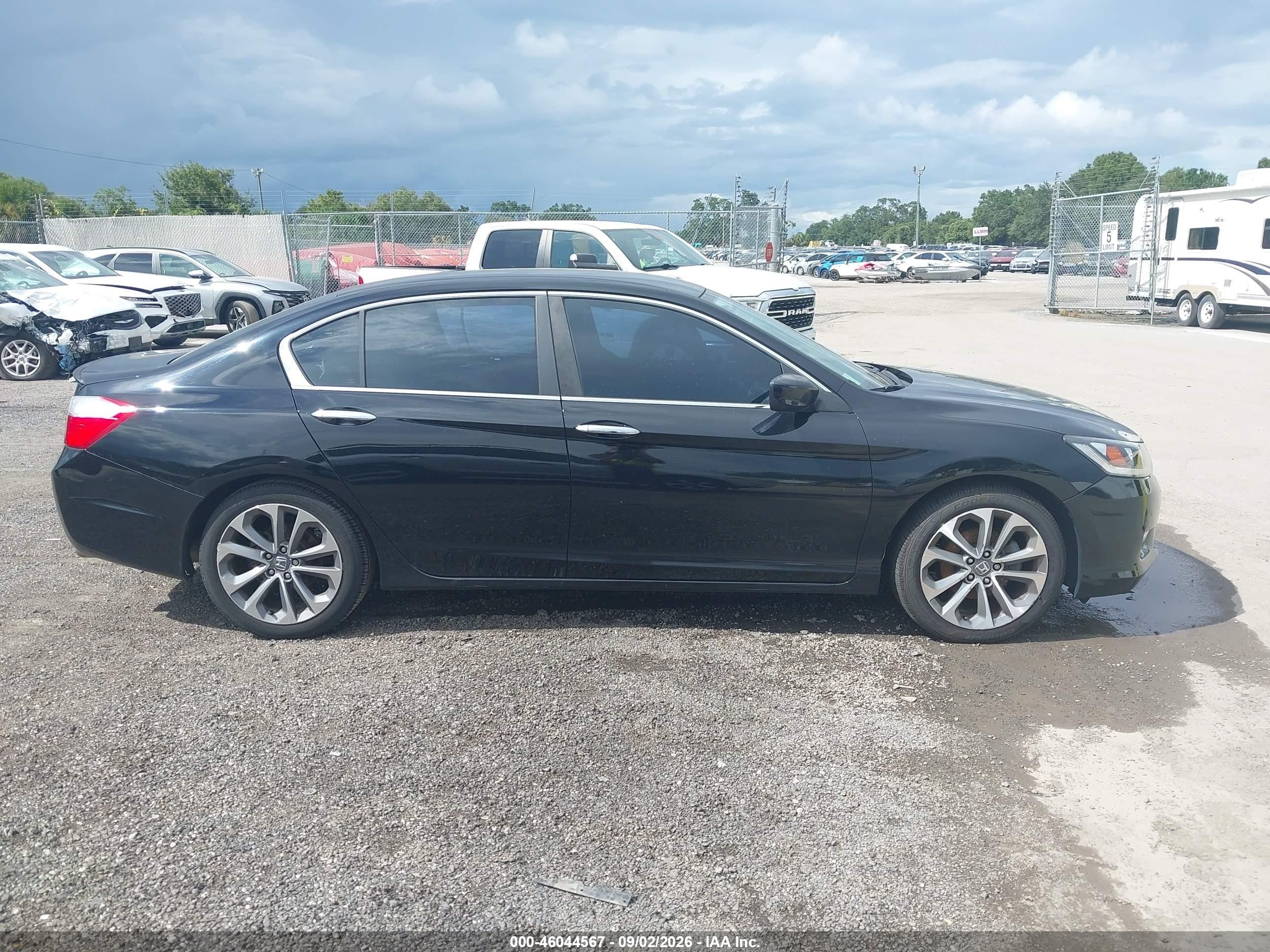2014 Honda Accord Sport Black vin: 1HGCR2F57EA197818