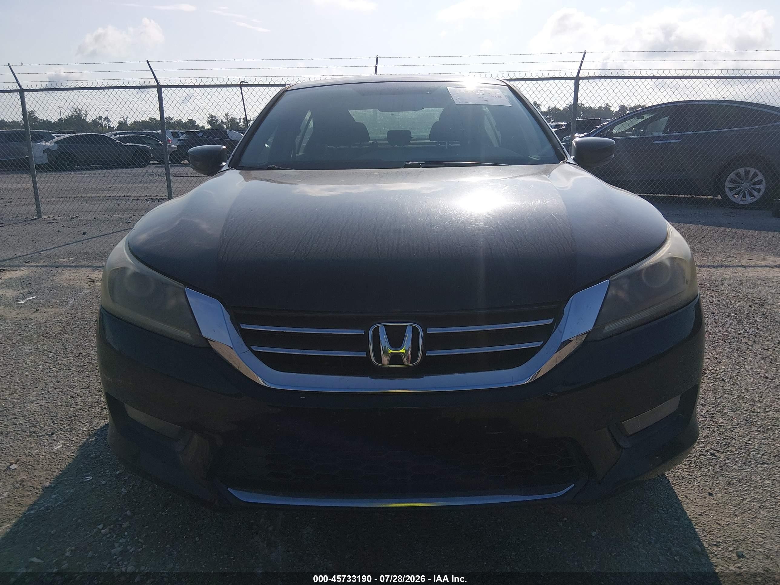 2014 Honda Accord Sport Black vin: 1HGCR2F57EA200166