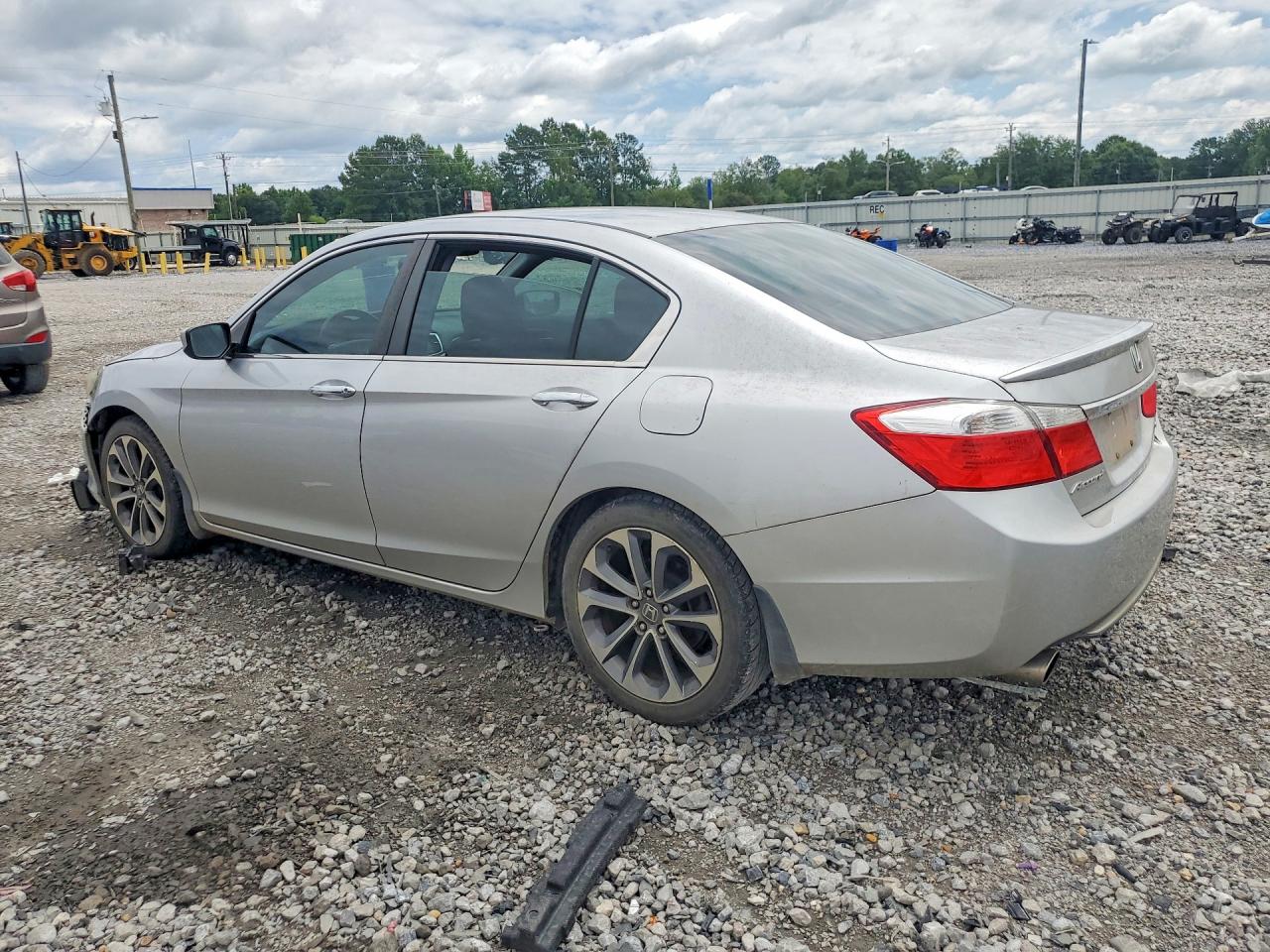2014 Honda Accord Sport Silver vin: 1HGCR2F57EA251408