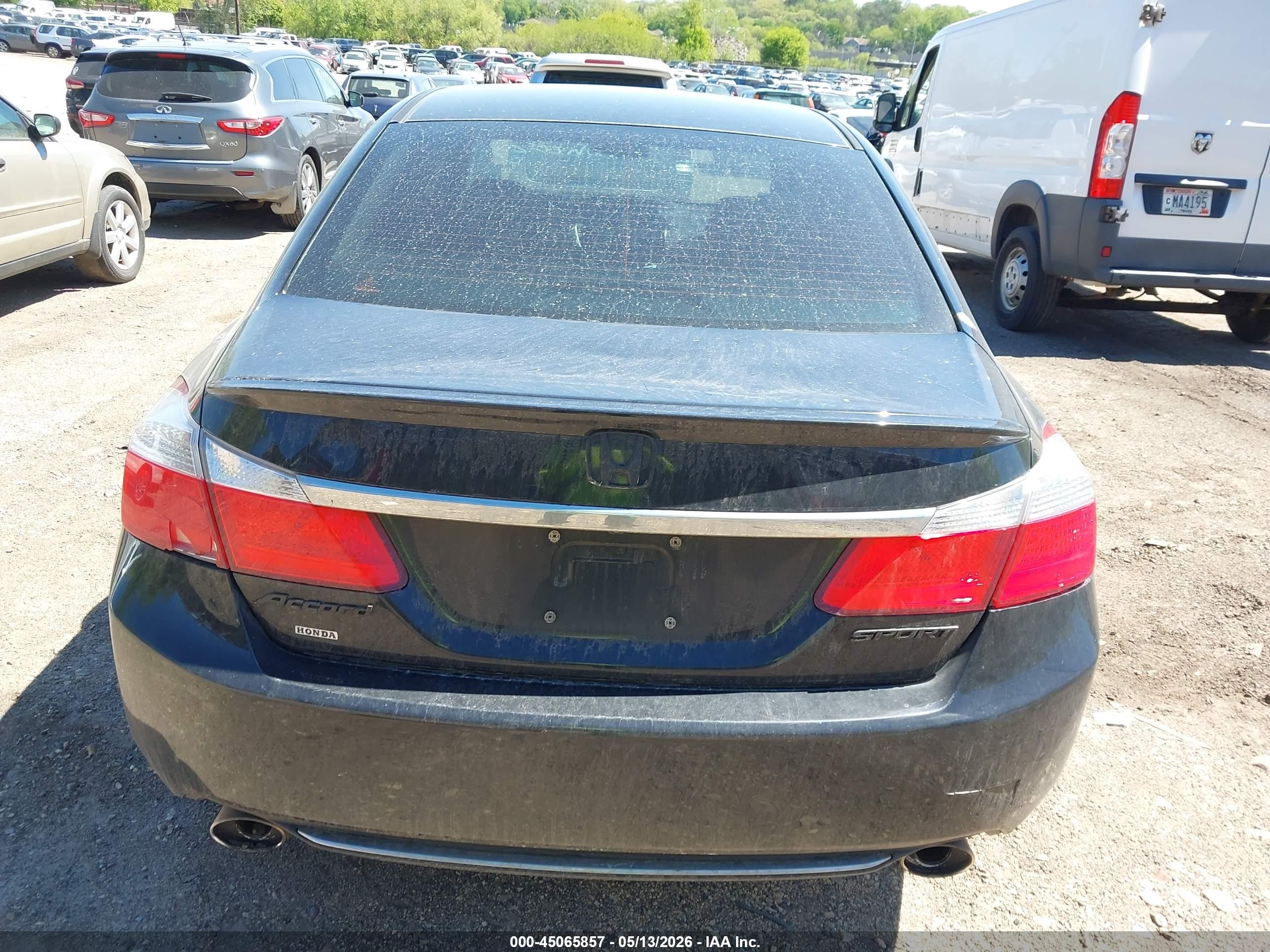 2014 Honda Accord Sport Black vin: 1HGCR2F57EA283372