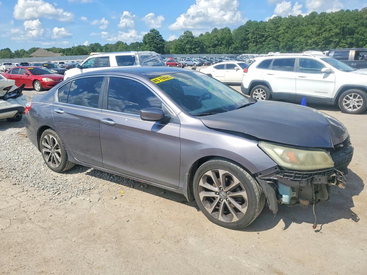 2015 Honda Accord Sport Серый vin: 1HGCR2F57FA014189