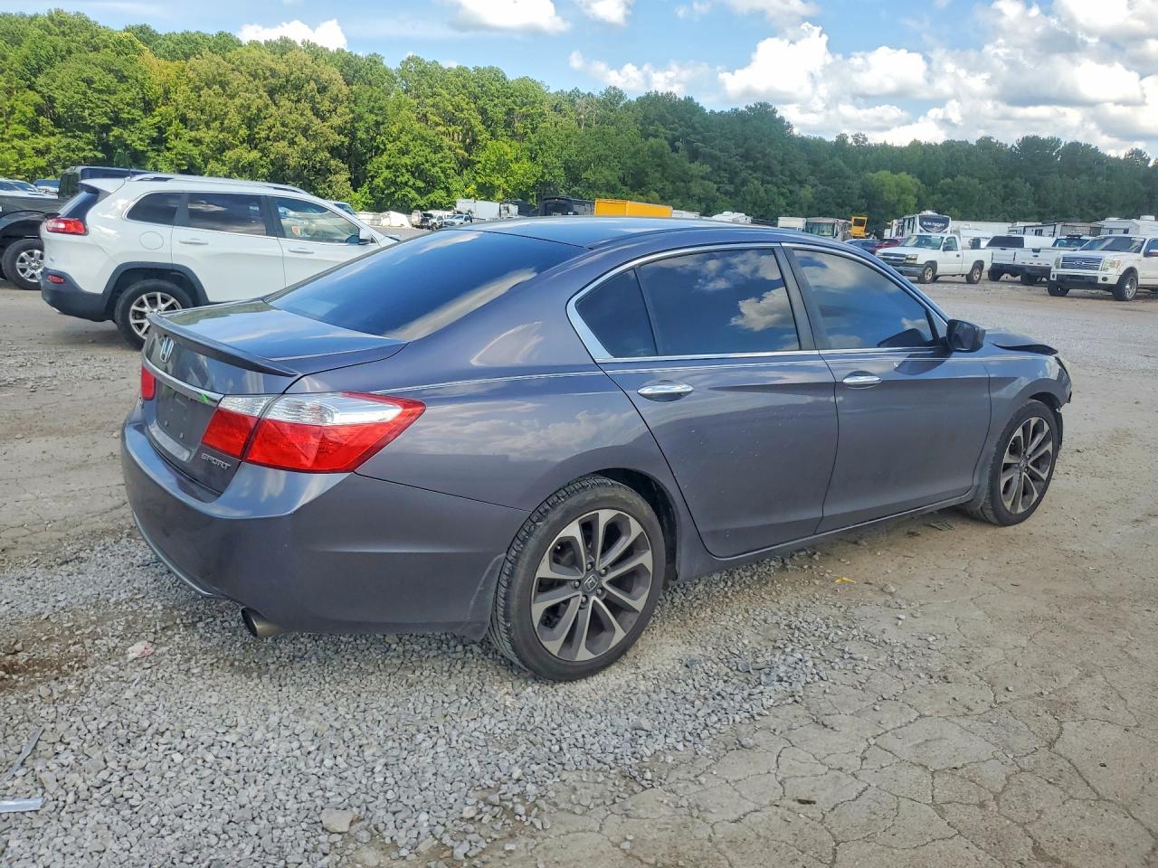 2015 Honda Accord Sport Серый vin: 1HGCR2F57FA014189