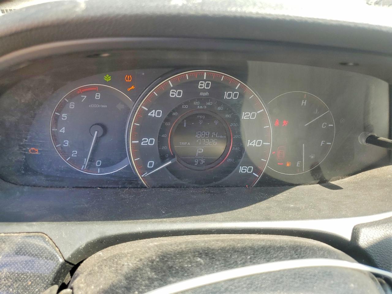 2015 Honda Accord Sport Серый vin: 1HGCR2F57FA014189