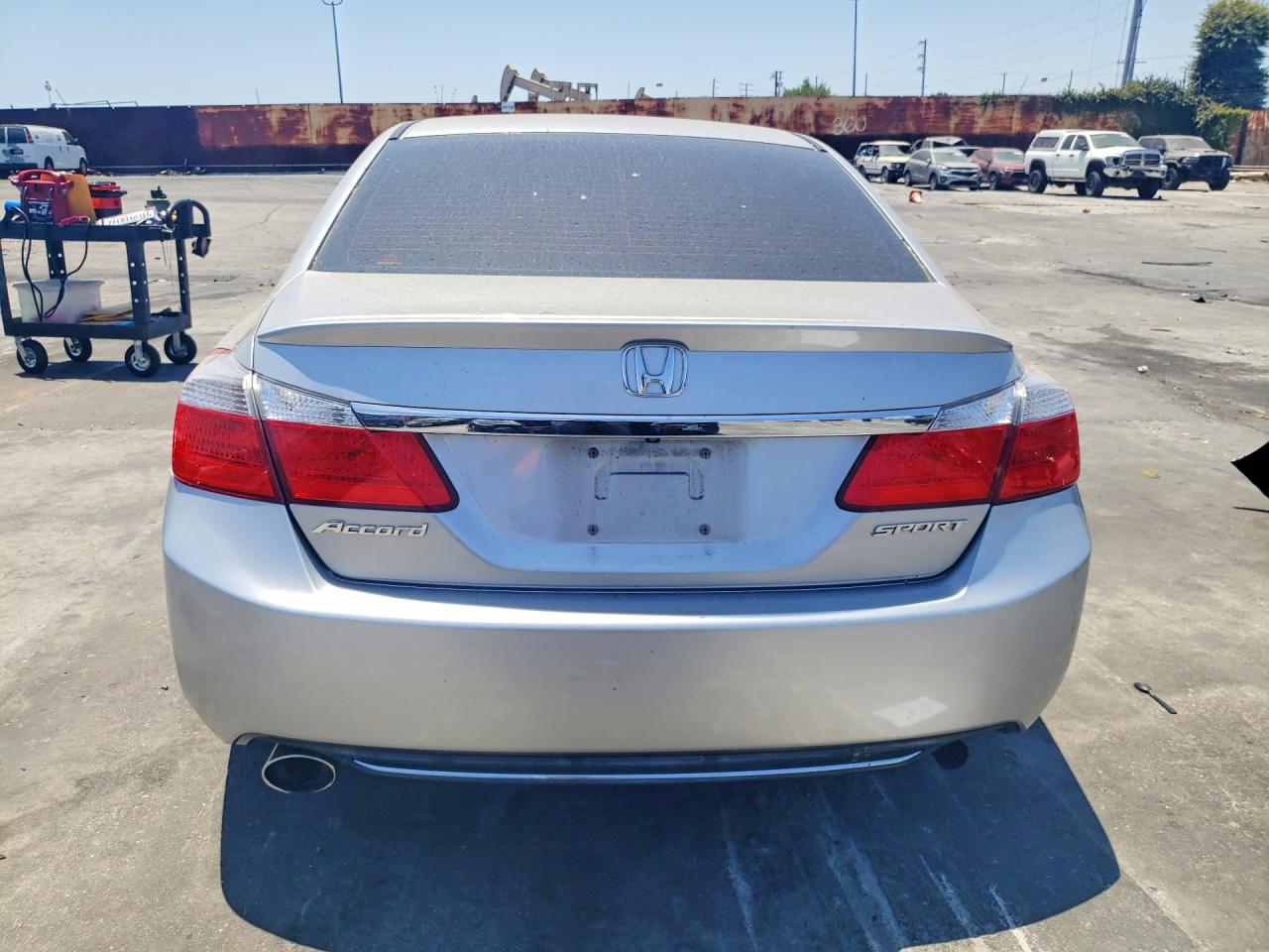 2015 Honda Accord Sport Gray vin: 1HGCR2F57FA021935