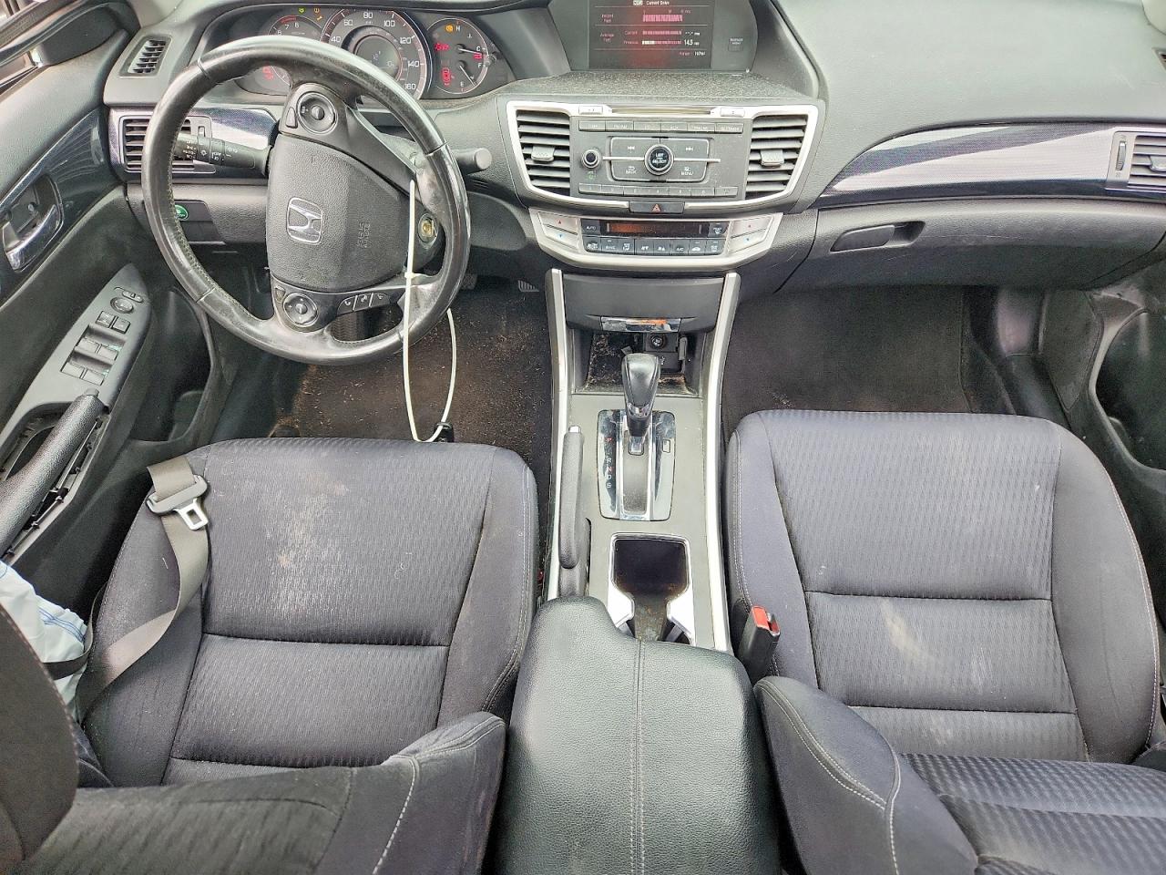 2015 Honda Accord Sport Черный vin: 1HGCR2F57FA046706