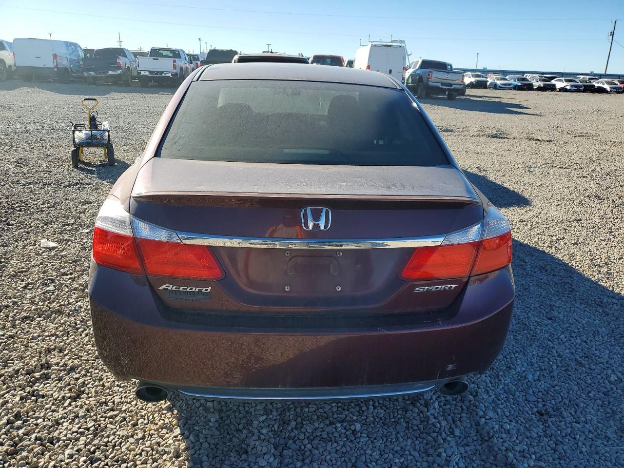 2015 Honda Accord Sport Maroon vin: 1HGCR2F57FA048908